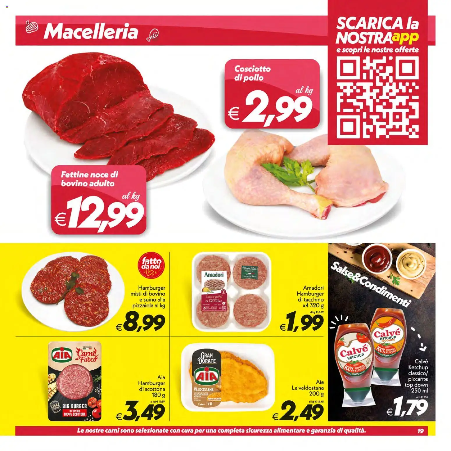 Volantino SuperConveniente del 07/07/2026 | Pagina: 19 | Prodotti: Pollo, Ketchup, Suino, Tacchino