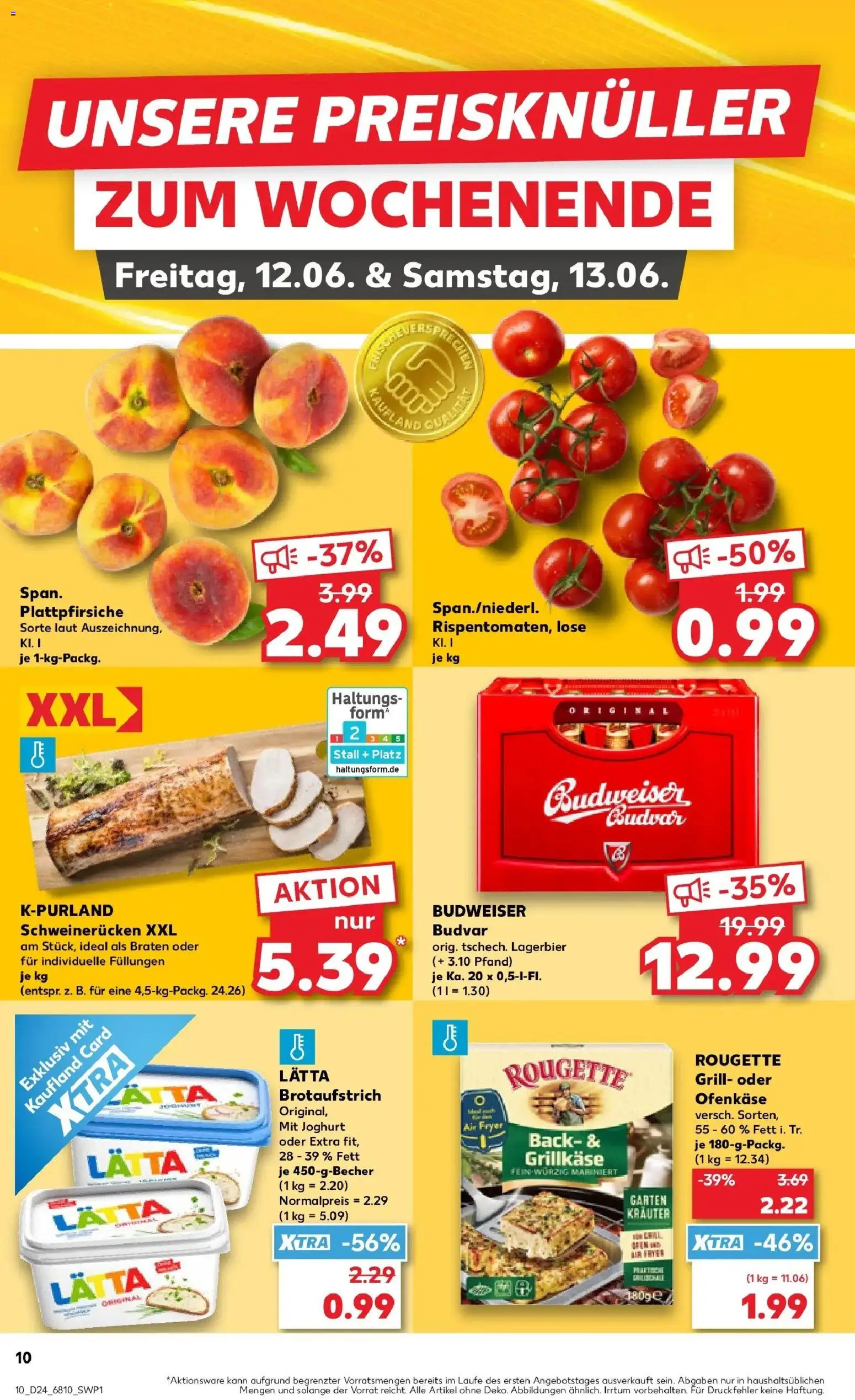 Kaufland Prospekt Tübingen – gültig ab 08.06.2026 | Seite: 15 | Produkte: Grill, Joghurt, Lätta, Schweinerucken