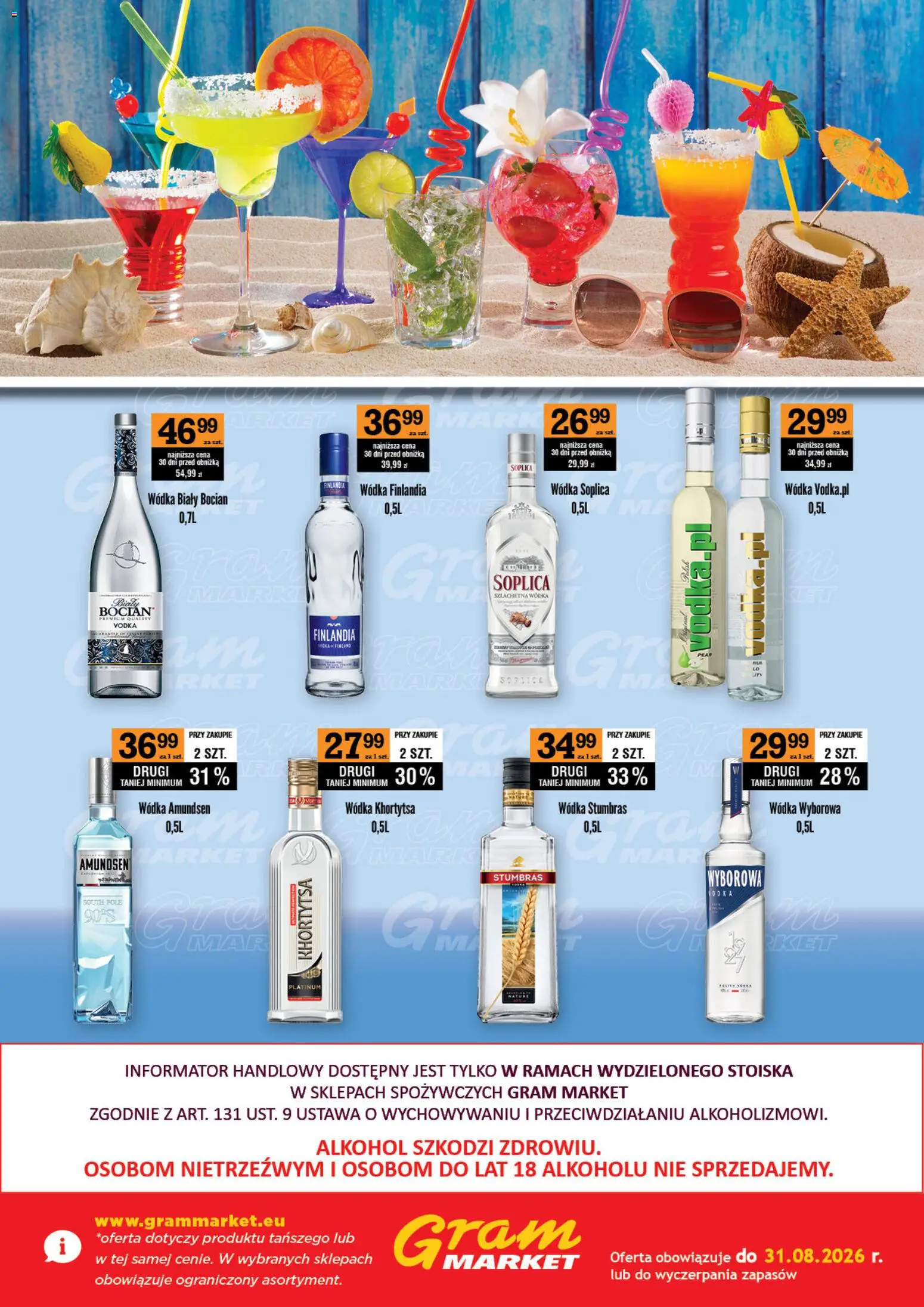 Gram Market gazetka - Barek od 01.08.2026 | Strona: 6 | Produkty: Soplica wódka, Soplica, Wódka Stumbras, Vodka