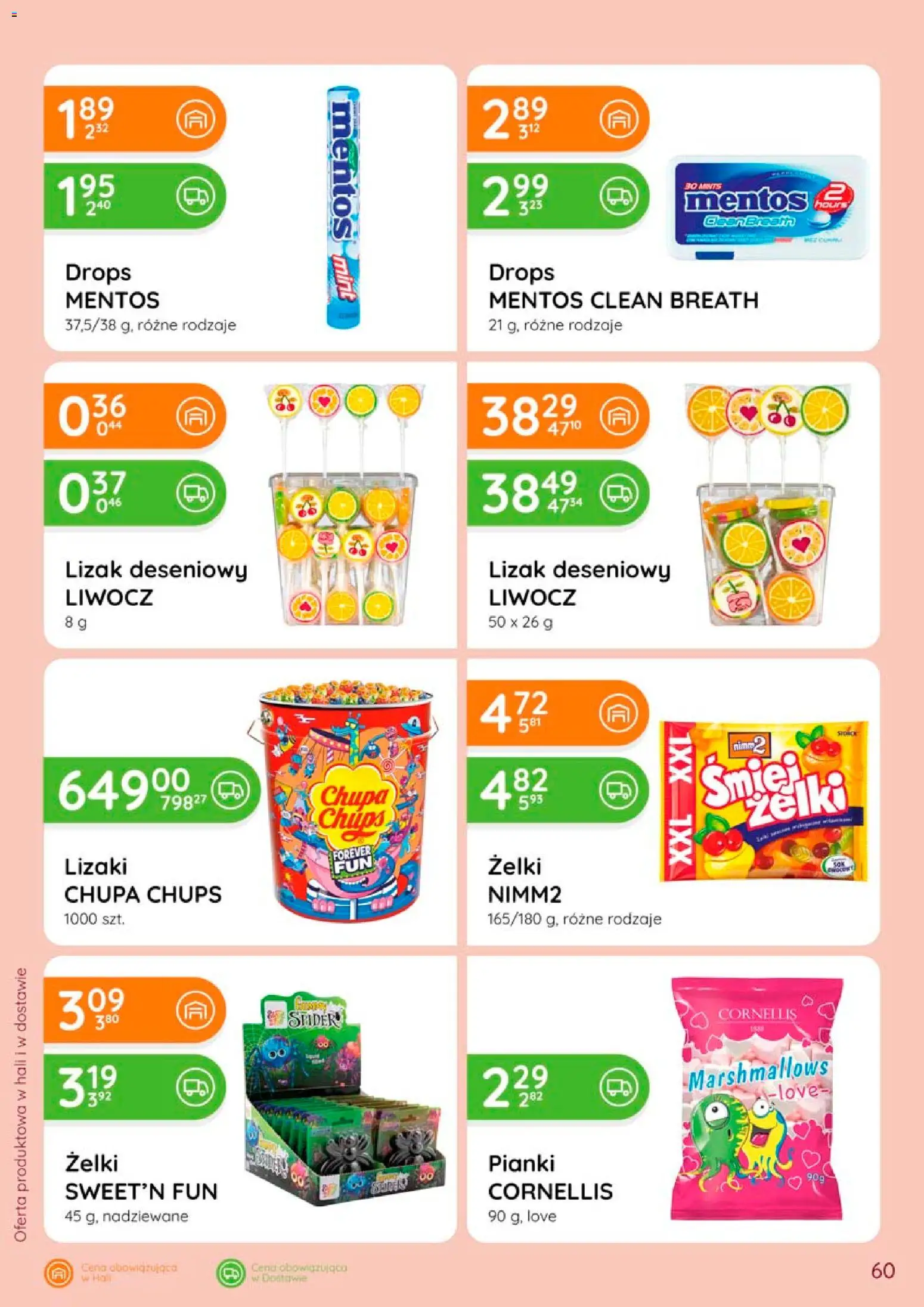 Eurocash gazetka od 28.05.2026 | Strona: 60 | Produkty: Żelki, Pianki, Lizaki