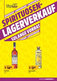 TopCC aktionen Spirituosen ab 01.10.2026 gültig