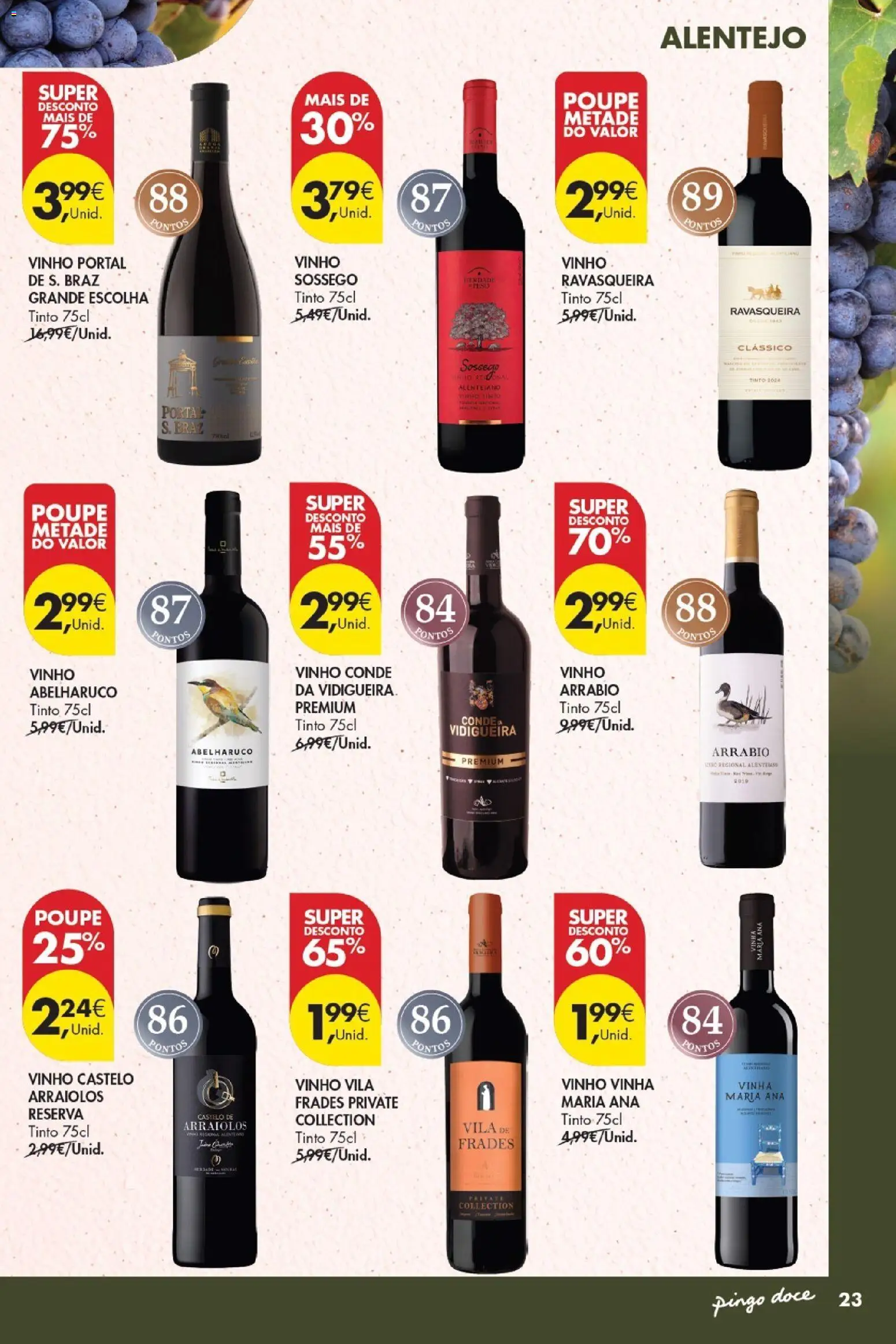 Pingo Doce - Vinhos e Sabores de Portugal Madeira │ válido de 15/09/2026 | Página: 23 | Produtos: Porta, Vinho, Vinho tinto