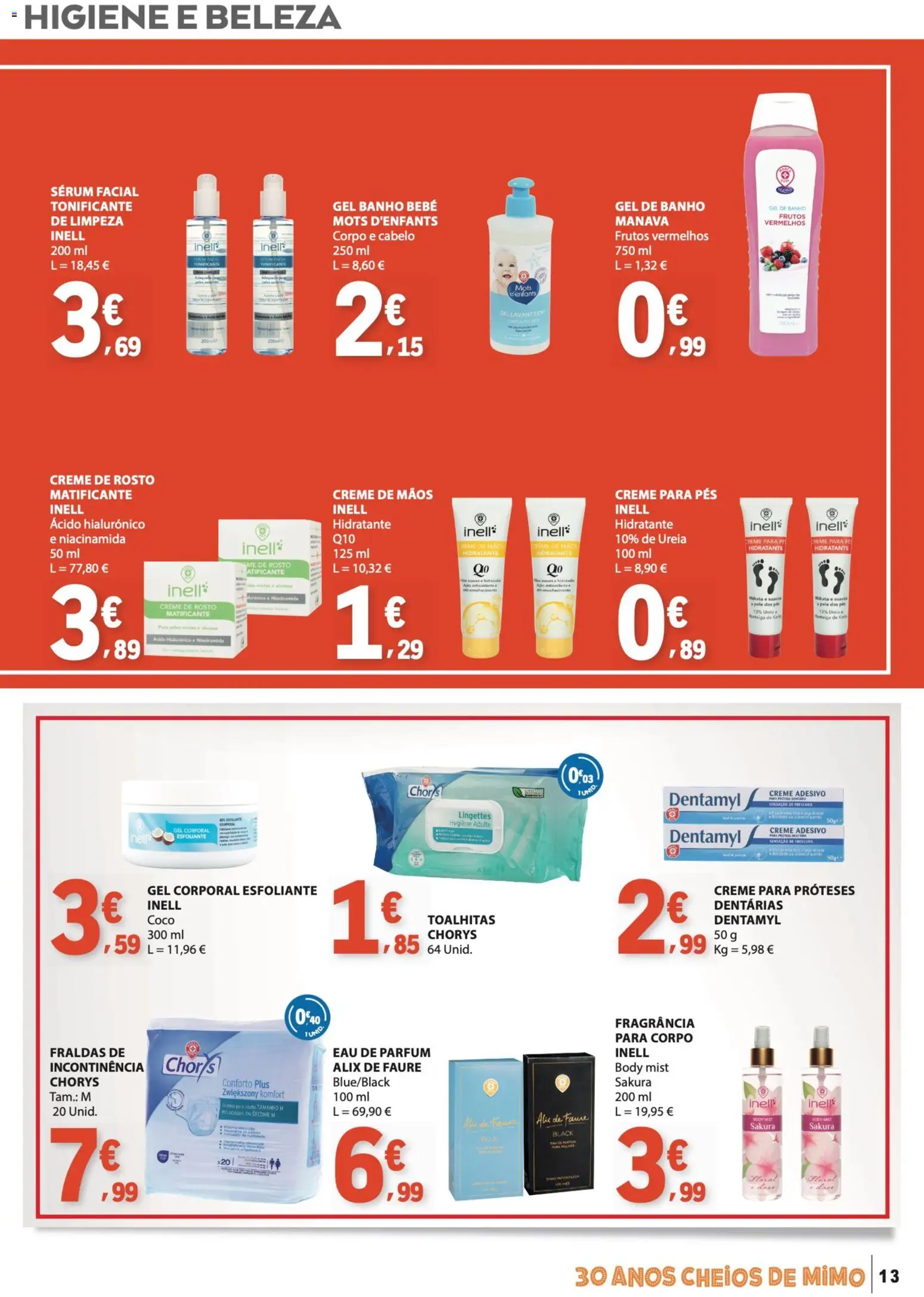 E.Leclerc folheto Especial Marca Guia │ válido de 16.06.2026 | Página: 13 | Produtos: Fragrância, Sérum, Banho, Creme