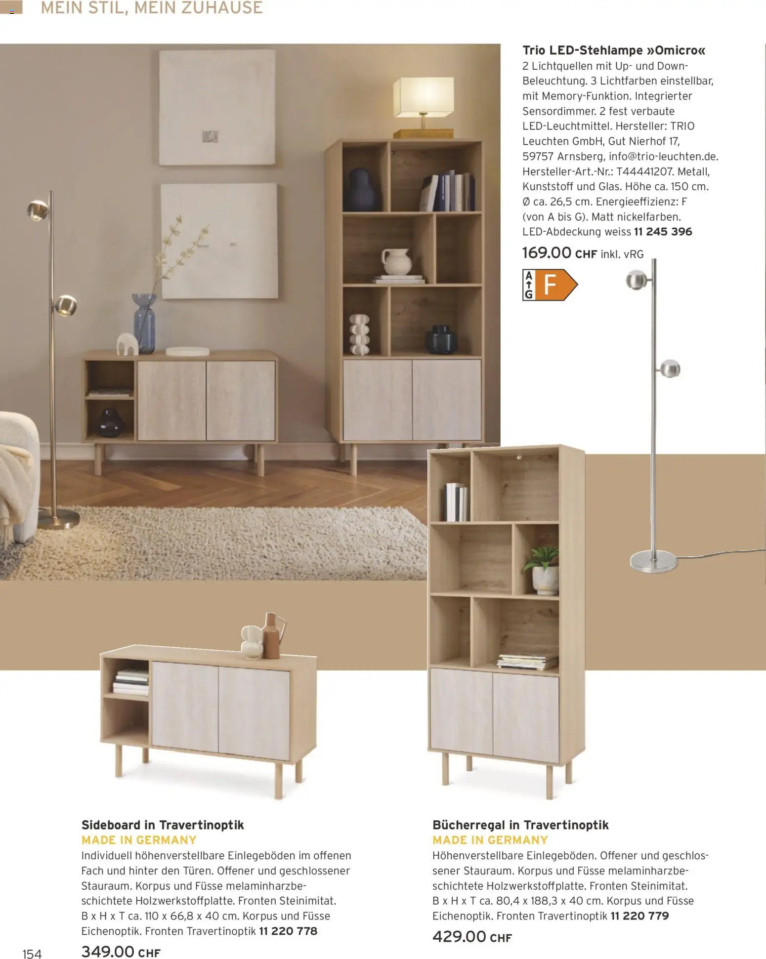 Tchibo aktionen Run club – gültig ab 01.10.2026 | Seite: 154 | Produkte: Sideboard, Bücherregal