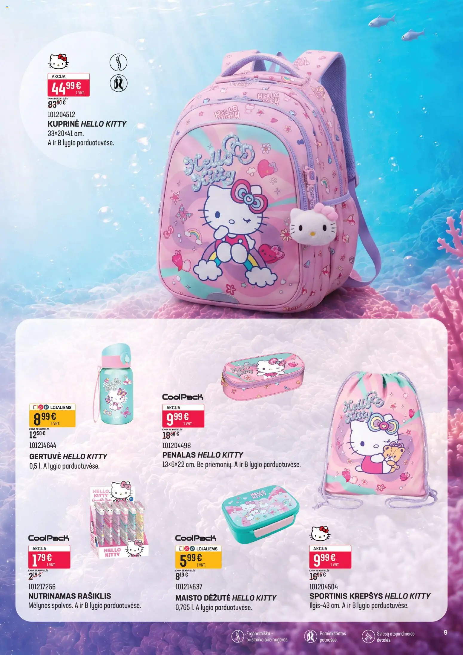 Senukai akcijos nuo 2026.07.29 | Puslapis: 9 | Prekių: Krepšys, Kuprinė