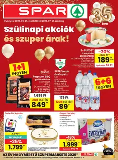 Spar akciós újság - amely érvényes a következő dátumtól: 2026.06.25.