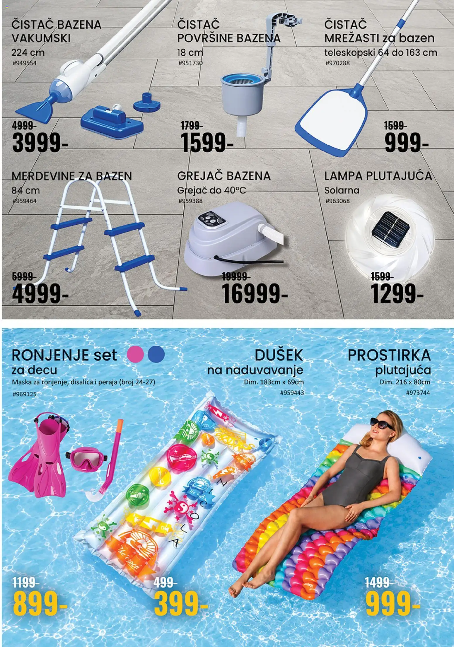 Uradi Sam katalog - važi od 11.06.2026 | Strana: 5 | Proizvode: Dušek, Merdevine, Lampa, Maska