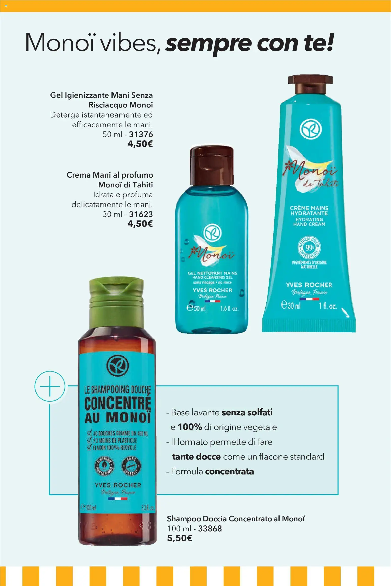 Volantino Yves Rocher del 04.06.2026 | Pagina: 8 | Prodotti: Shampoo, Crema, Doccia, Profumo