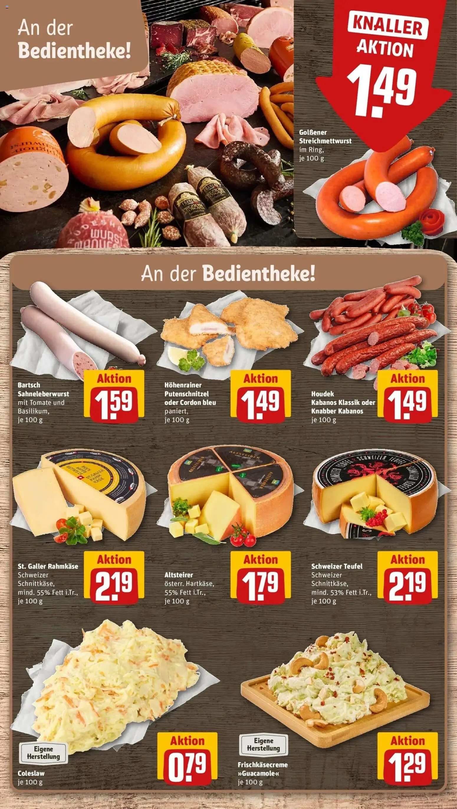 REWE Prospekt ab 31.08.2026 zum Blättern » Angebote | Seite: 11 | Produkte: Käse, Putenschnitzel, Wurst