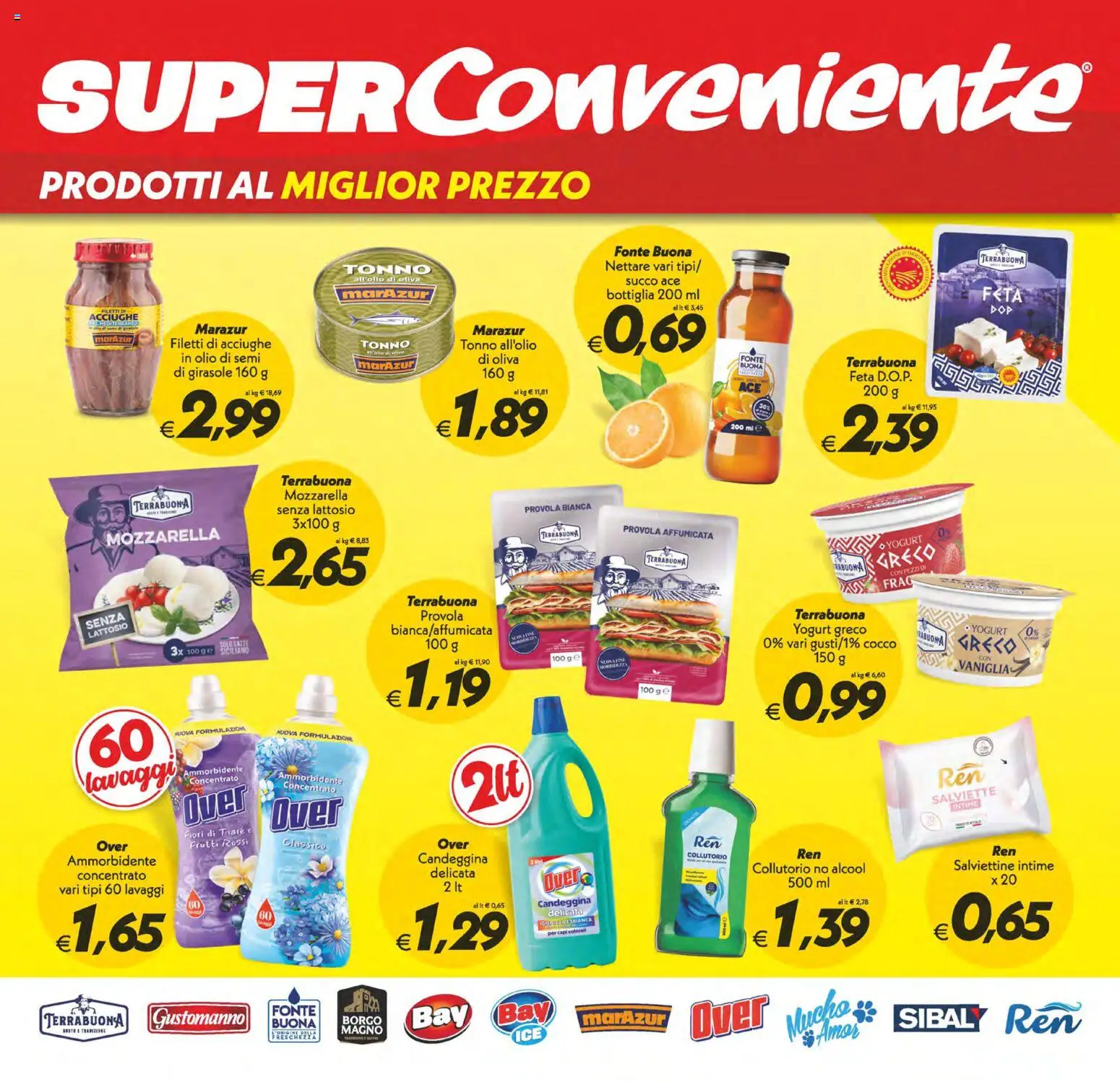 Volantino SuperConveniente del 08.05.2026 | Pagina: 11 | Prodotti: Olio, Cocco, Feta, Bottiglia