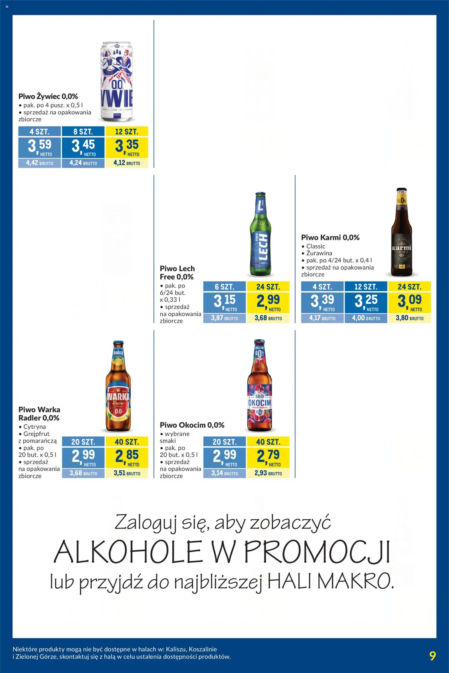 Makro gazetka - Kupujesz więcej płacisz mniej od 04.08.2026 | Strona: 9 | Produkty: Cytryna, Warka, Piwo Warka, Żurawina