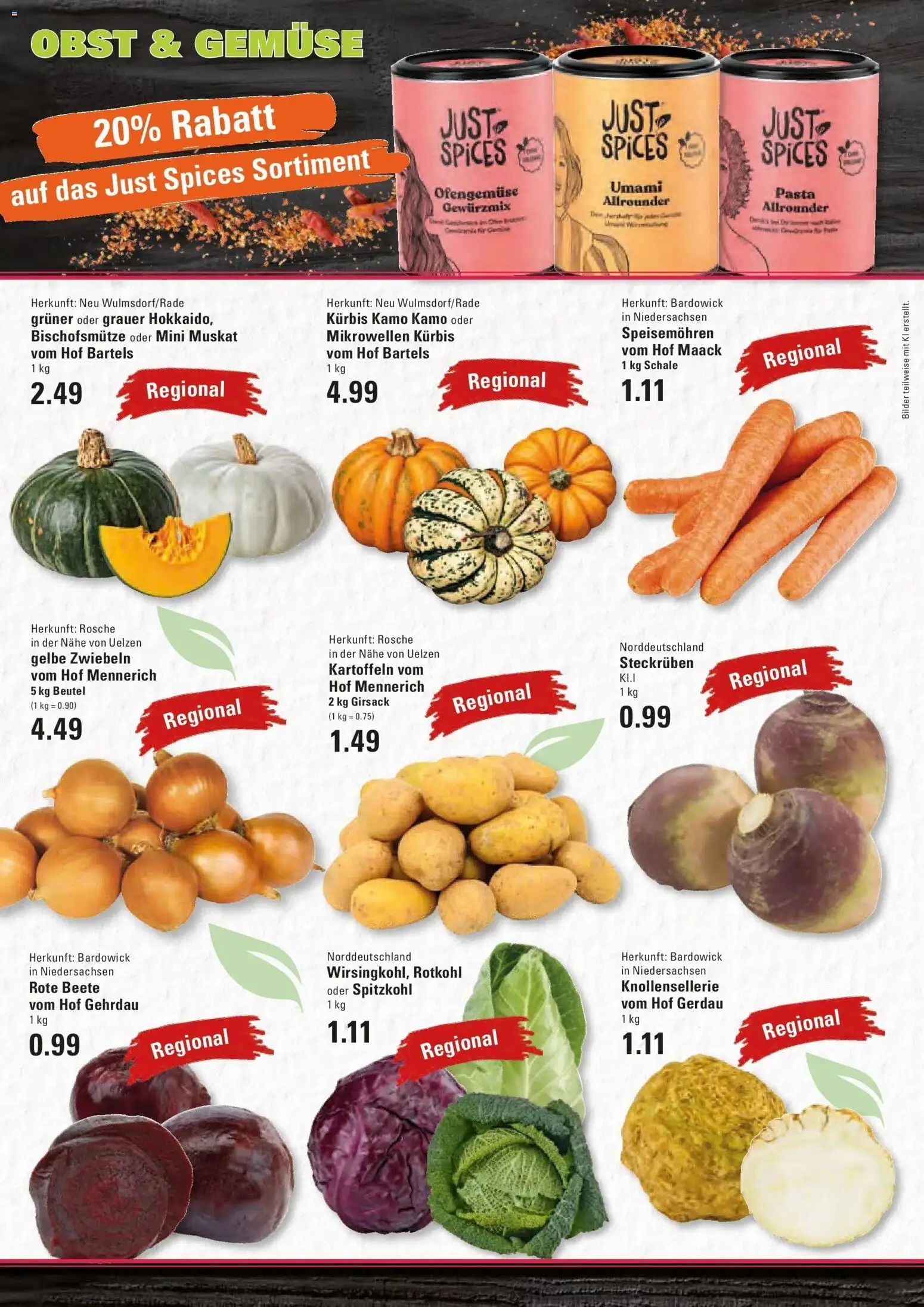 Edeka Prospekt Hamburg (ab 28.09.2026) » Angebote Online | Seite: 2 | Produkte: Gemüse, Obst, Rote Beete, Kürbis
