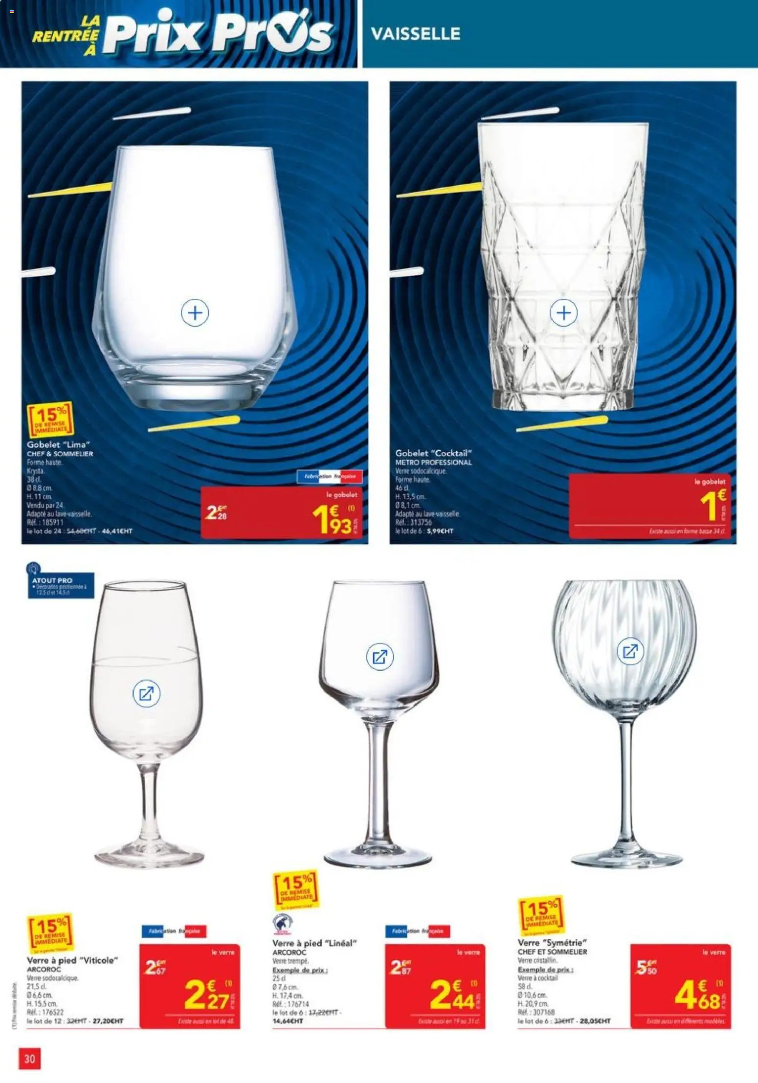 {H1} | Page: 30 | Produits: Vaisselle, Cocktail