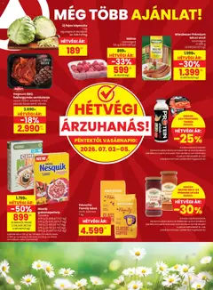 Spar akciós újság - amely érvényes a következő dátumtól: 2026.07.02. | Oldal: 20