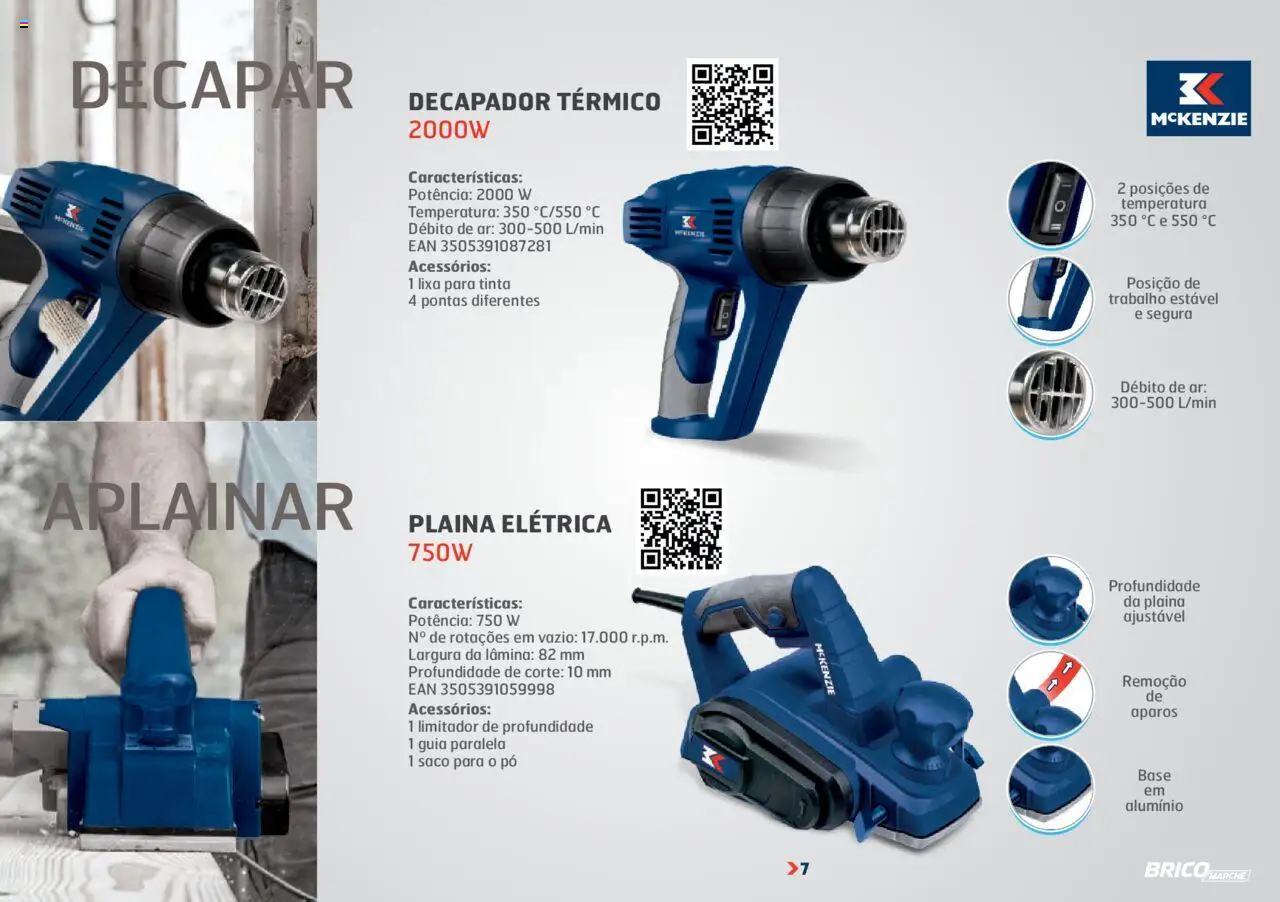 BricoMarché McKenzie │ válido de 27.12.2023 | Página: 7 | Produtos: Lixa, Pó, Tinta, Base