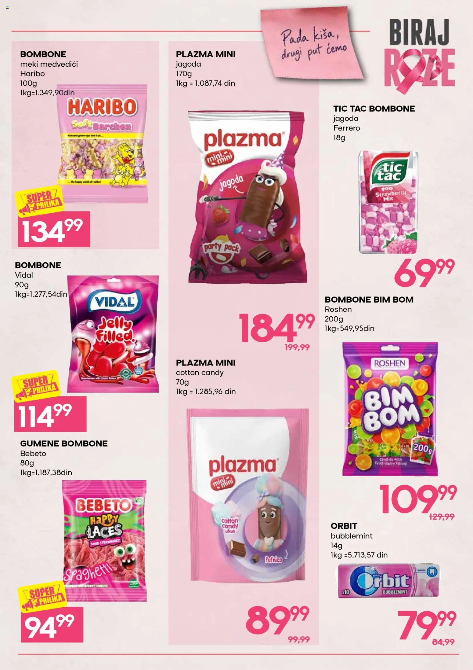 Roda katalog - važi od 01.10.2026 | Strana: 7 | Proizvode: Haribo, Gumene bombone, Candy, Ferrero