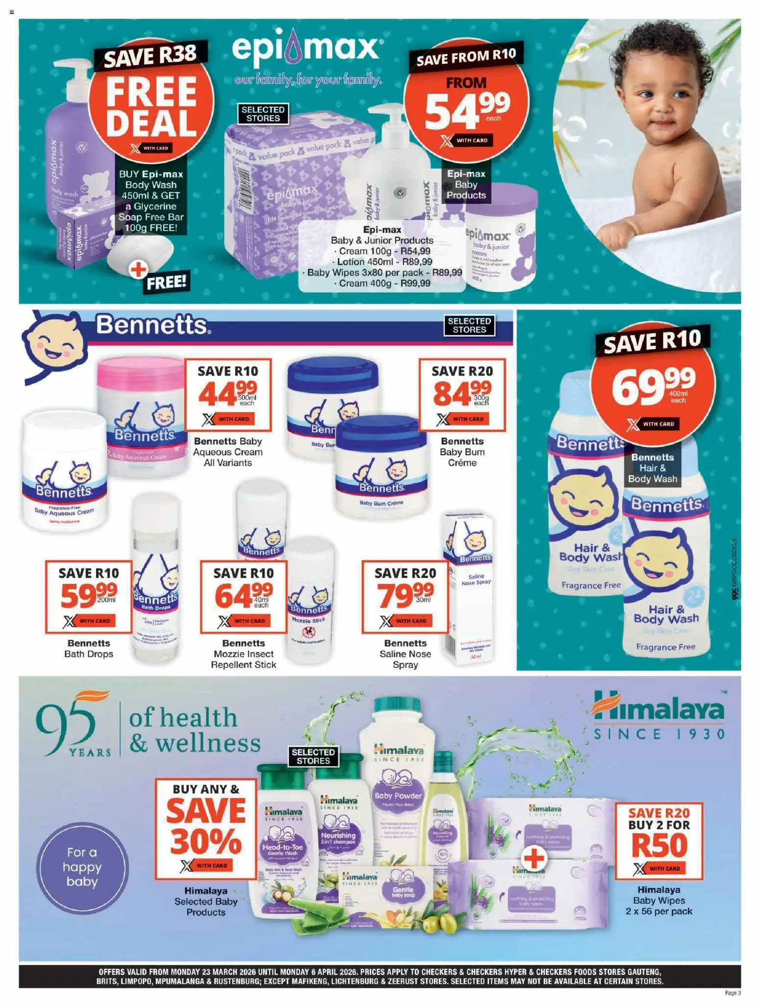 Checkers - Gauteng - Baby Promotion (23/03/2026 - 06/04/2026) → Catalogue