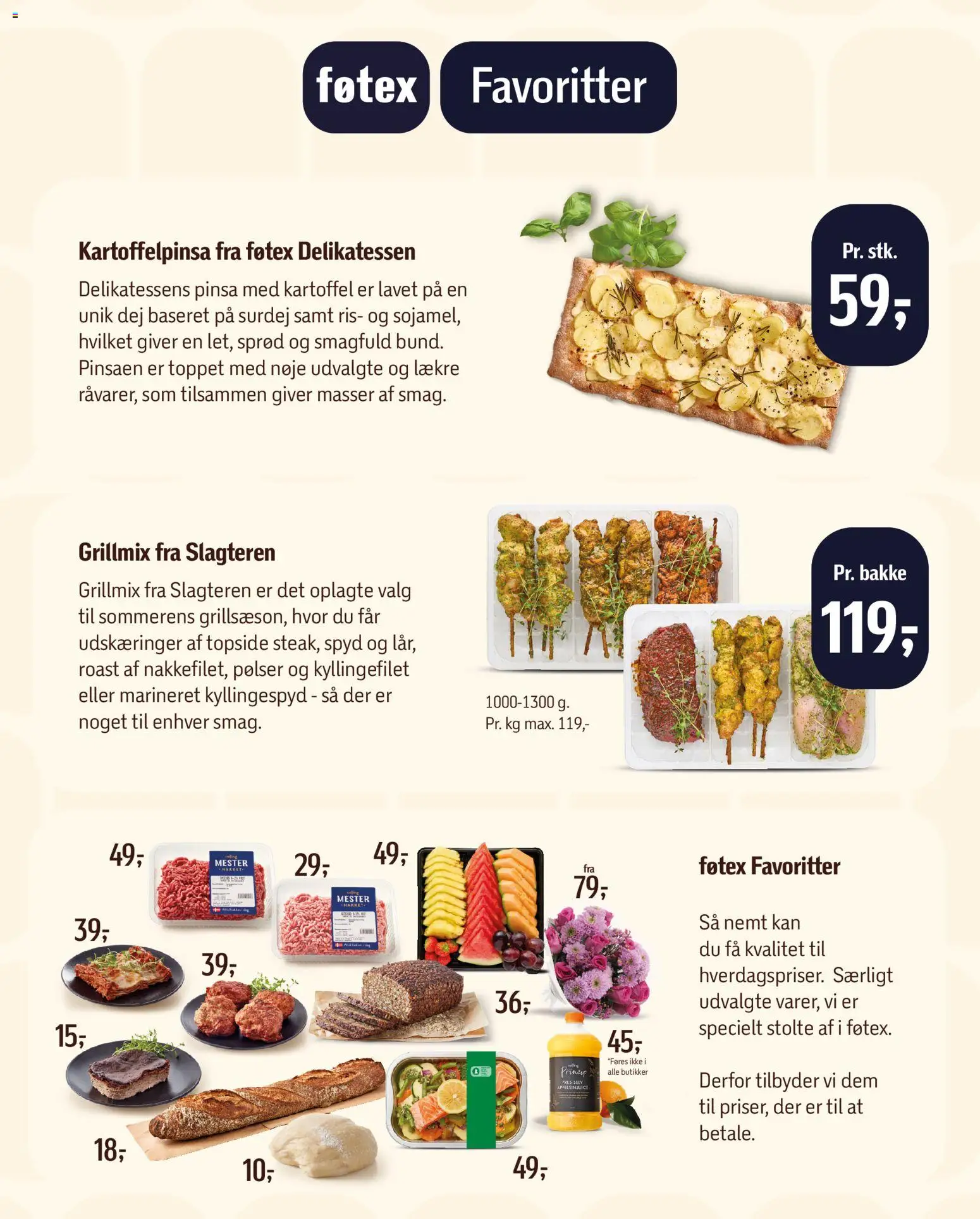 Føtex tilbudsavis – gyldig fra 29.05.2026 | Side: 62 | Produkter: Pølser, Ris, Appelsinjuice, Søm