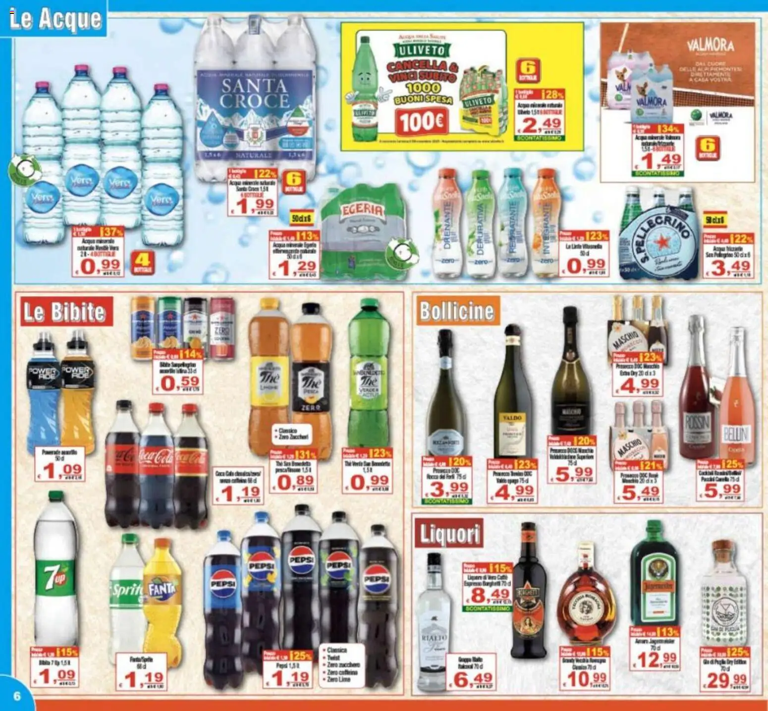 Volantino CTS del 08.05.2026 | Pagina: 6 | Prodotti: The, Bibite, Fanta, Pepsi