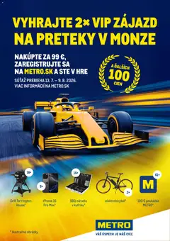 Metro leták platný od 13.07.2026