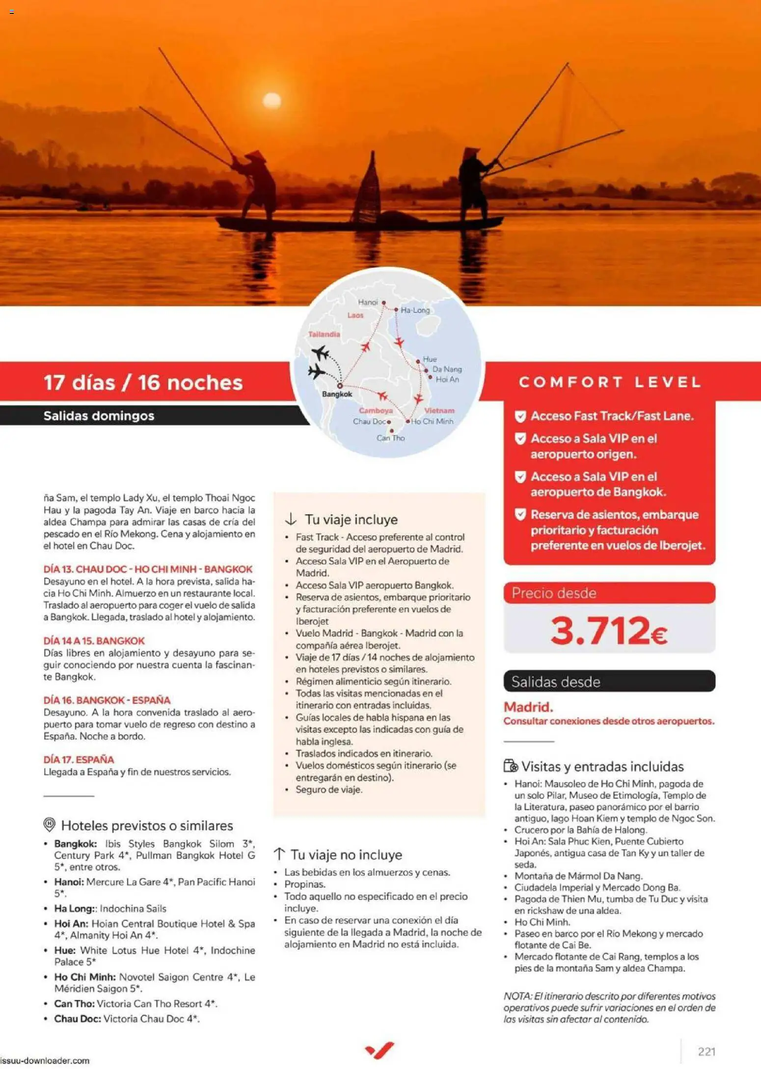 Halcón Viajes Comfort level 2026 │ válido desde el 04.06.2026 | Página: 221 | Productos: Pan, Pescado, Té