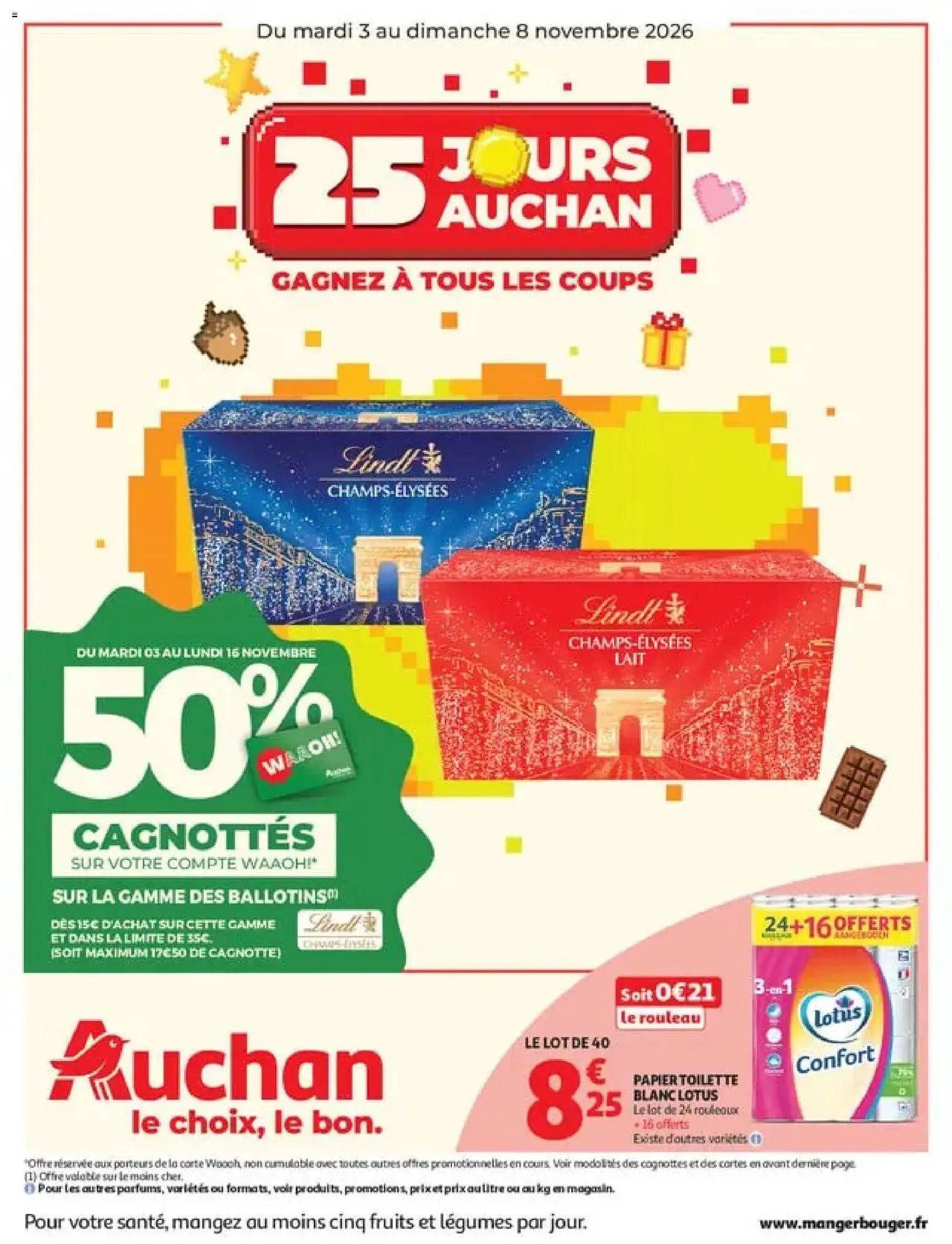 {H1} | Page: 1 | Produits: Lotus, Rouleau, Lait, Lindt