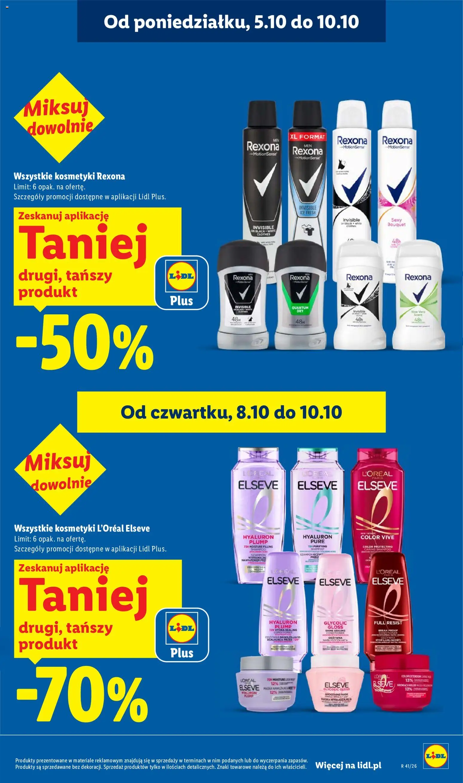 Lidl gazetka od 08.10.2026 | Strona: 23 | Produkty: Kosmetyki, Szampon do włosów, Szampon, Maska