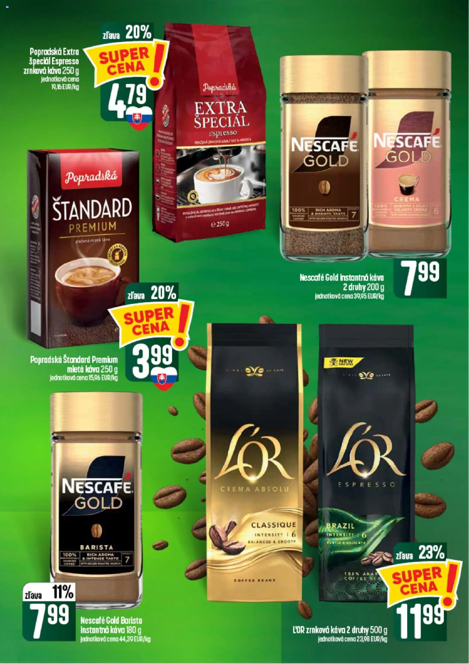 Nové COOP Jednota akcie – leták je platný od 10.09.2026 | Strana: 45 | Produkty: Barista, Niva, Mletá káva, Nescafé Crema