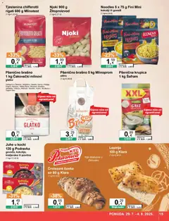 KTC Katalog - Pregled kataloga iz trgovine KTC, vrijedi od 29.07.2026 | Stranica: 15 | Proizvodi: Griz, Sir, Podravka, Njoki