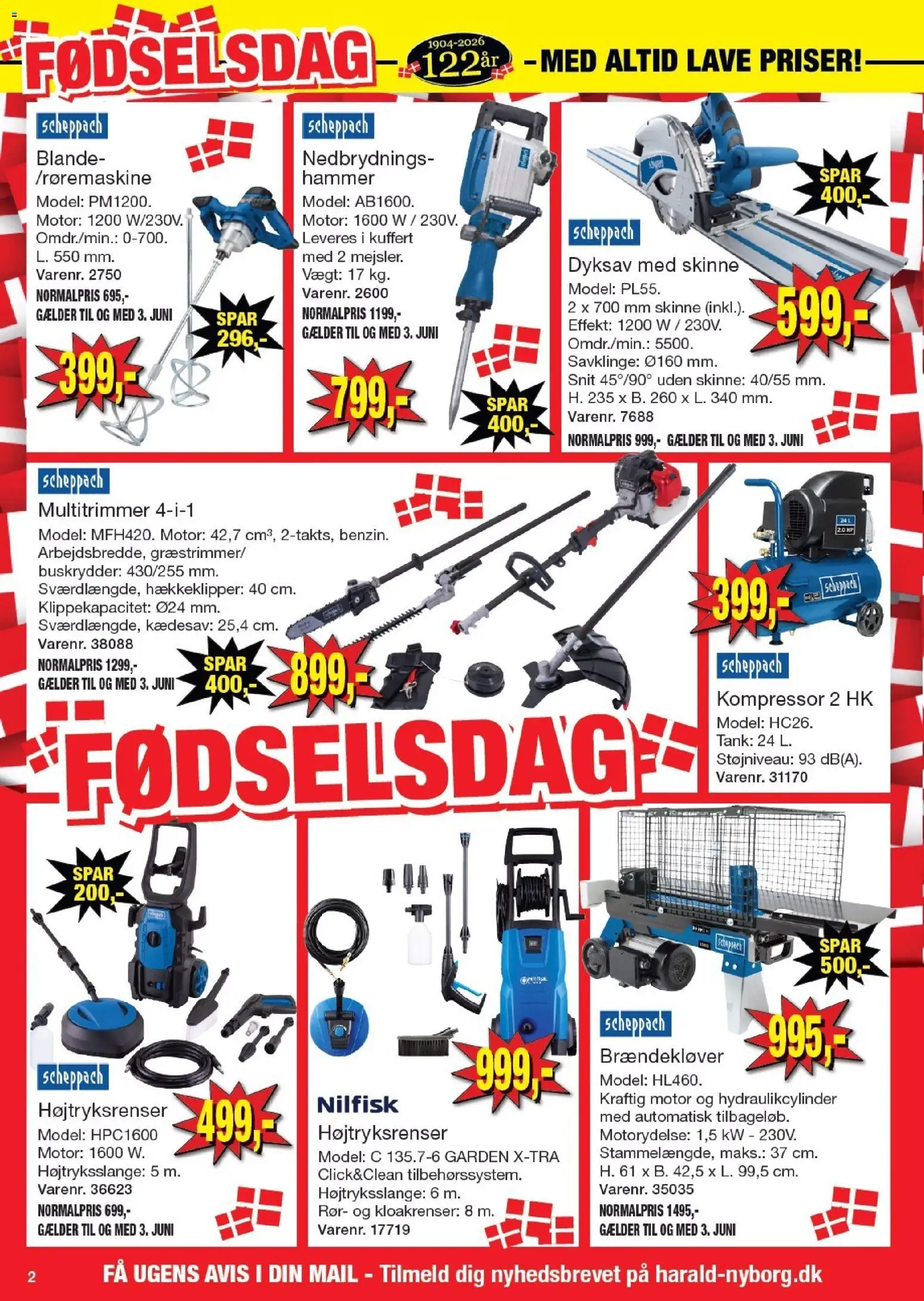 Harald Nyborg tilbudsavis – gyldig fra 21.05.2026 | Side: 2 | Produkter: Kuffert, Hammer