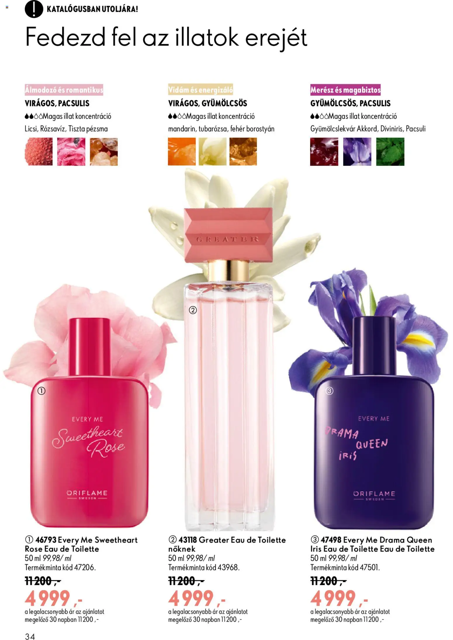 Oriflame akciós ujság - amely érvényes a következő dátumtól: 2026.09.09. | Oldal: 34 | Termékek: Rosé