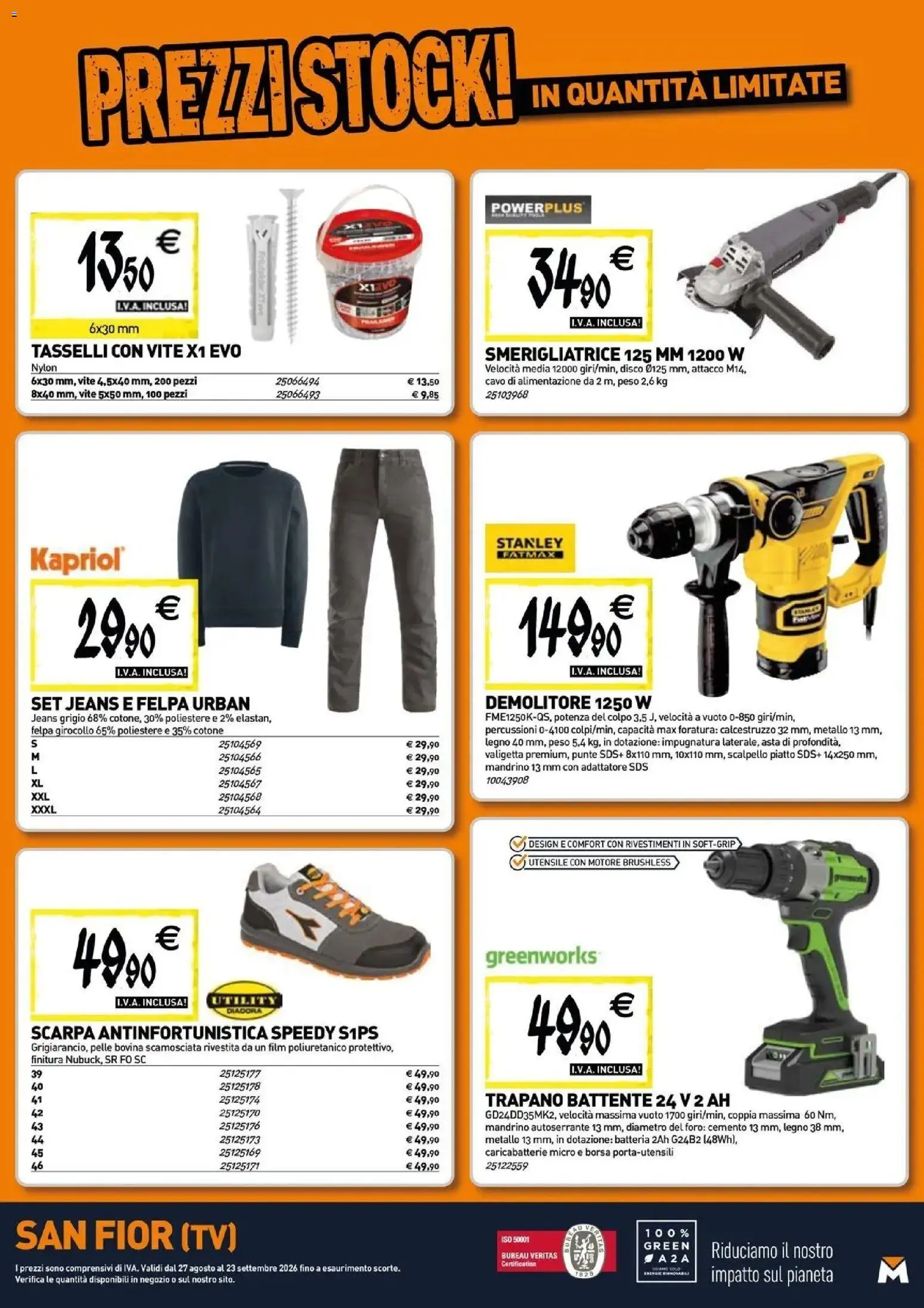 Nuovo TECNOMAT catalogo San Fior dal 27/08/2026 > offerte anteprima 🛍️ | Pagina: 20 | Prodotti: Jeans, Adattatore, Piatto, Caricabatterie