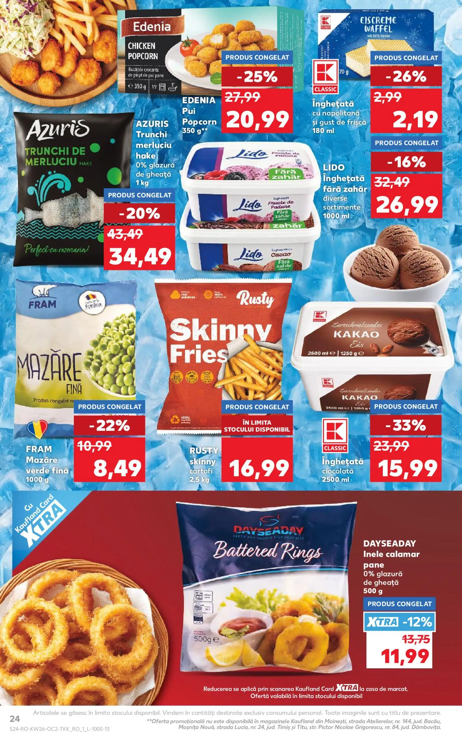 Kaufland RO akciós ujság - amely érvényes a következő dátumtól: 2026.06.24. | Oldal: 24 | Termékek: Popcorn