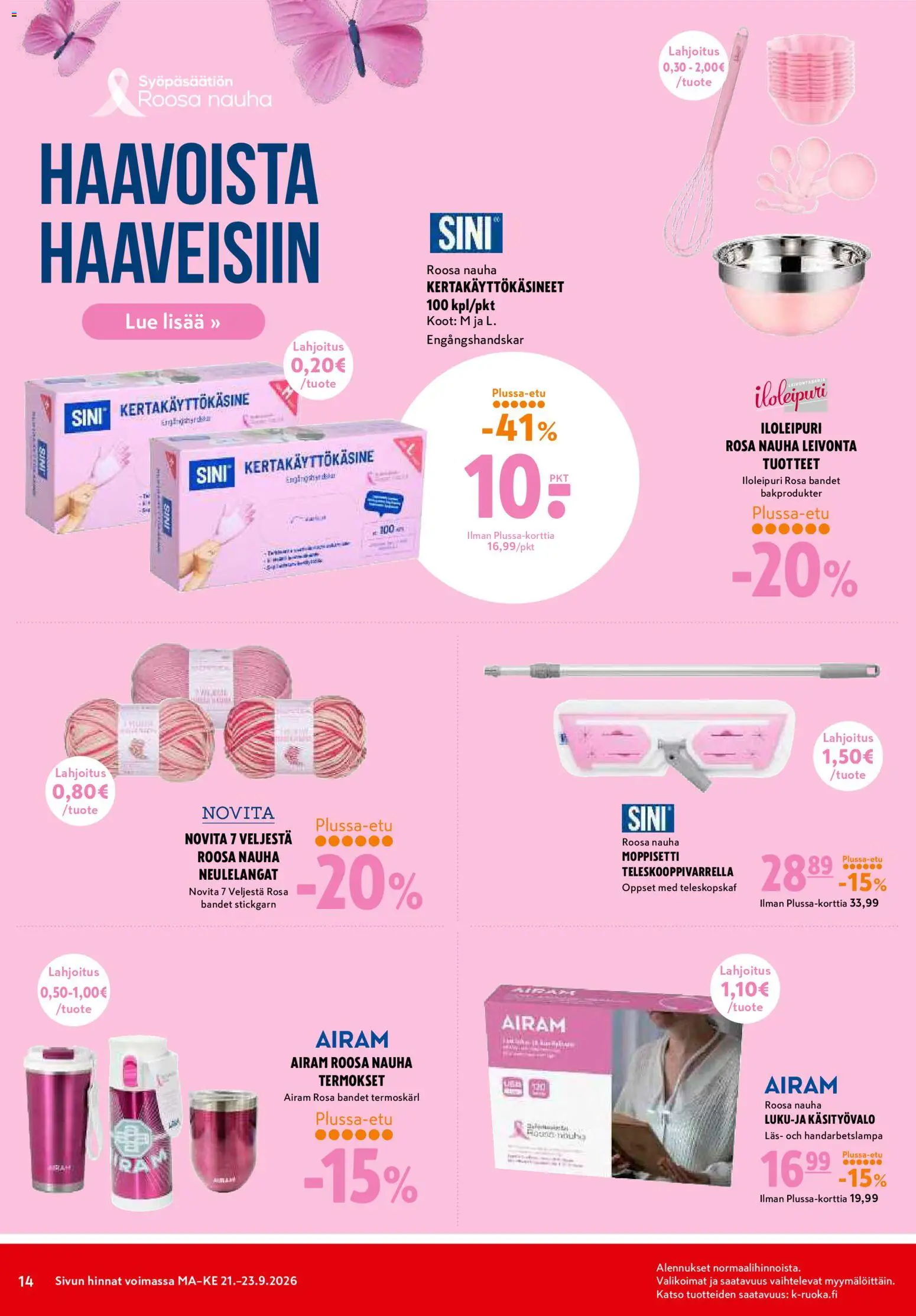 K-Citymarket tarjoukset – voimassa 21/09/2026 alkaen | Sivu: 14