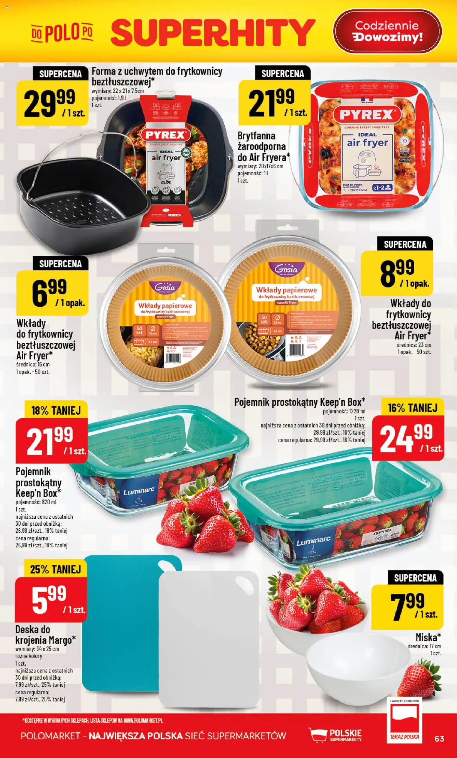 POLOmarket gazetka od 17.06.2026 | Strona: 63 | Produkty: Deska do krojenia
