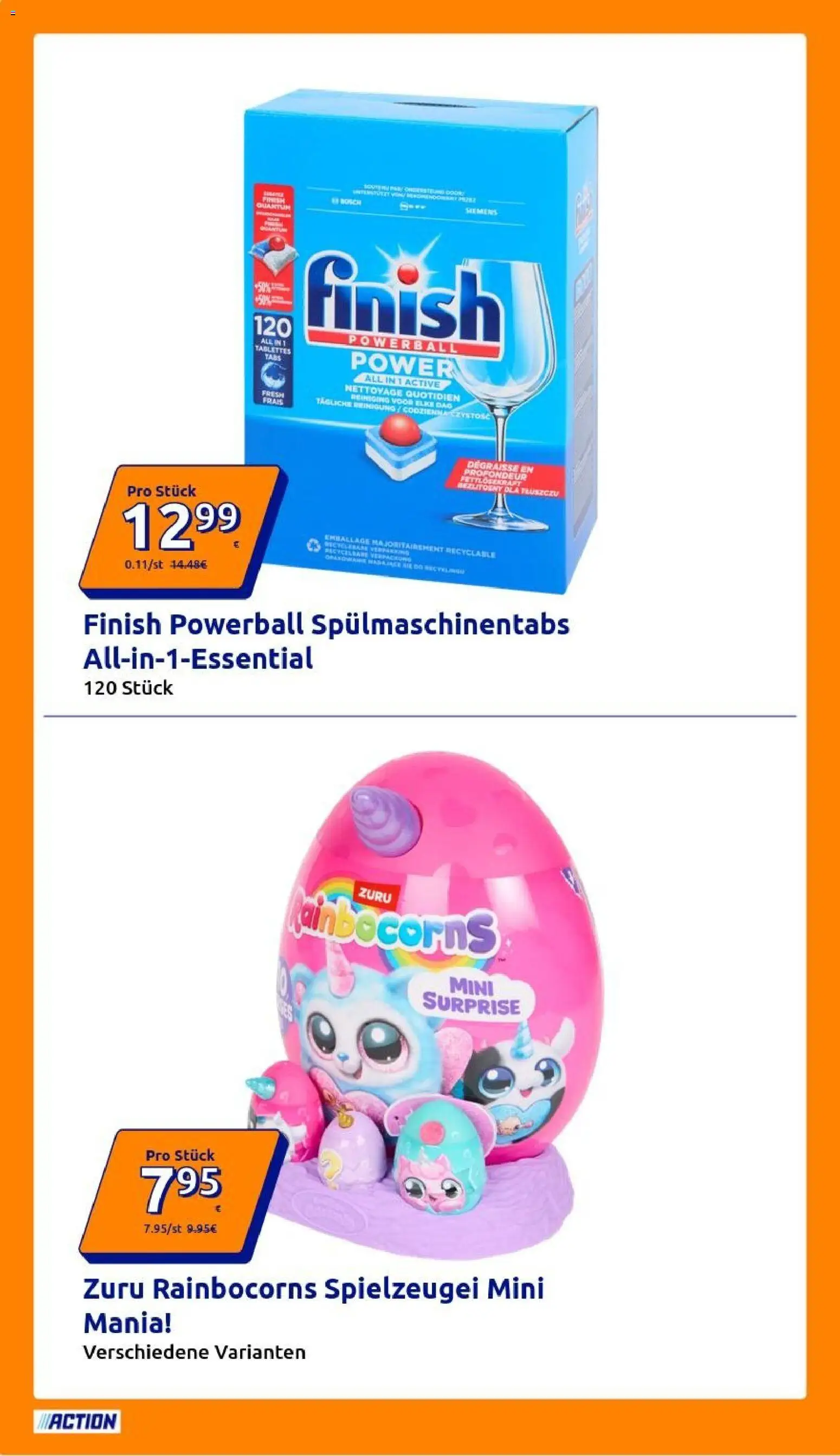 Action Prospekt – gültig ab 21.10.2026 | Seite: 32 | Produkte: Finish, Spülmaschinentabs