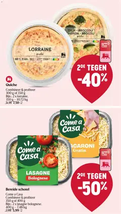ZALM - BROCCOLI SAUMON - BROCOLI quiche, quiche 350ge - Voorbeeld van een folder van Delhaize, geldig van 20/08/2026 | Pagina: 13