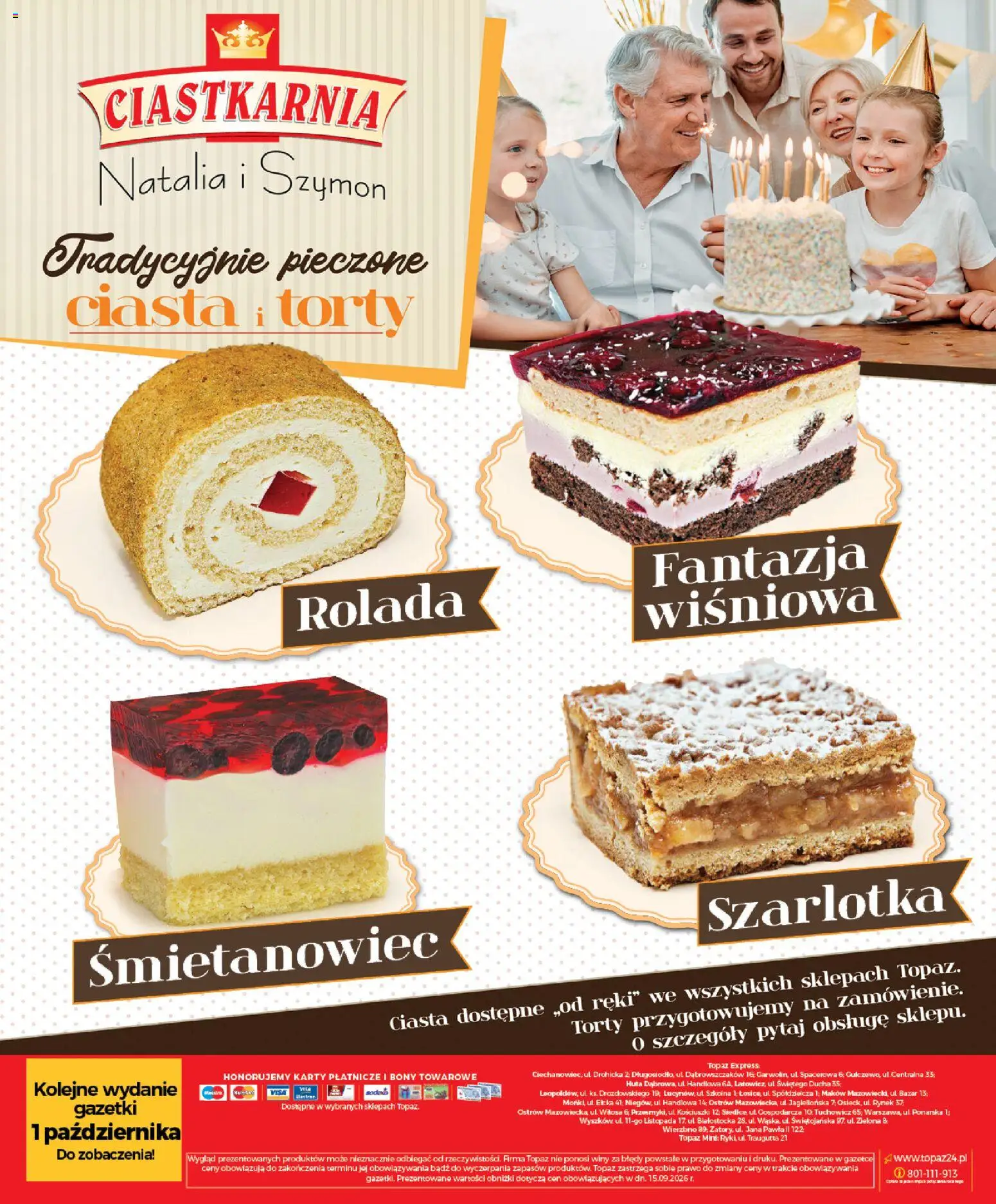 Topaz gazetka - Express od 24.09.2026 | Strona: 28 | Produkty: Rolada
