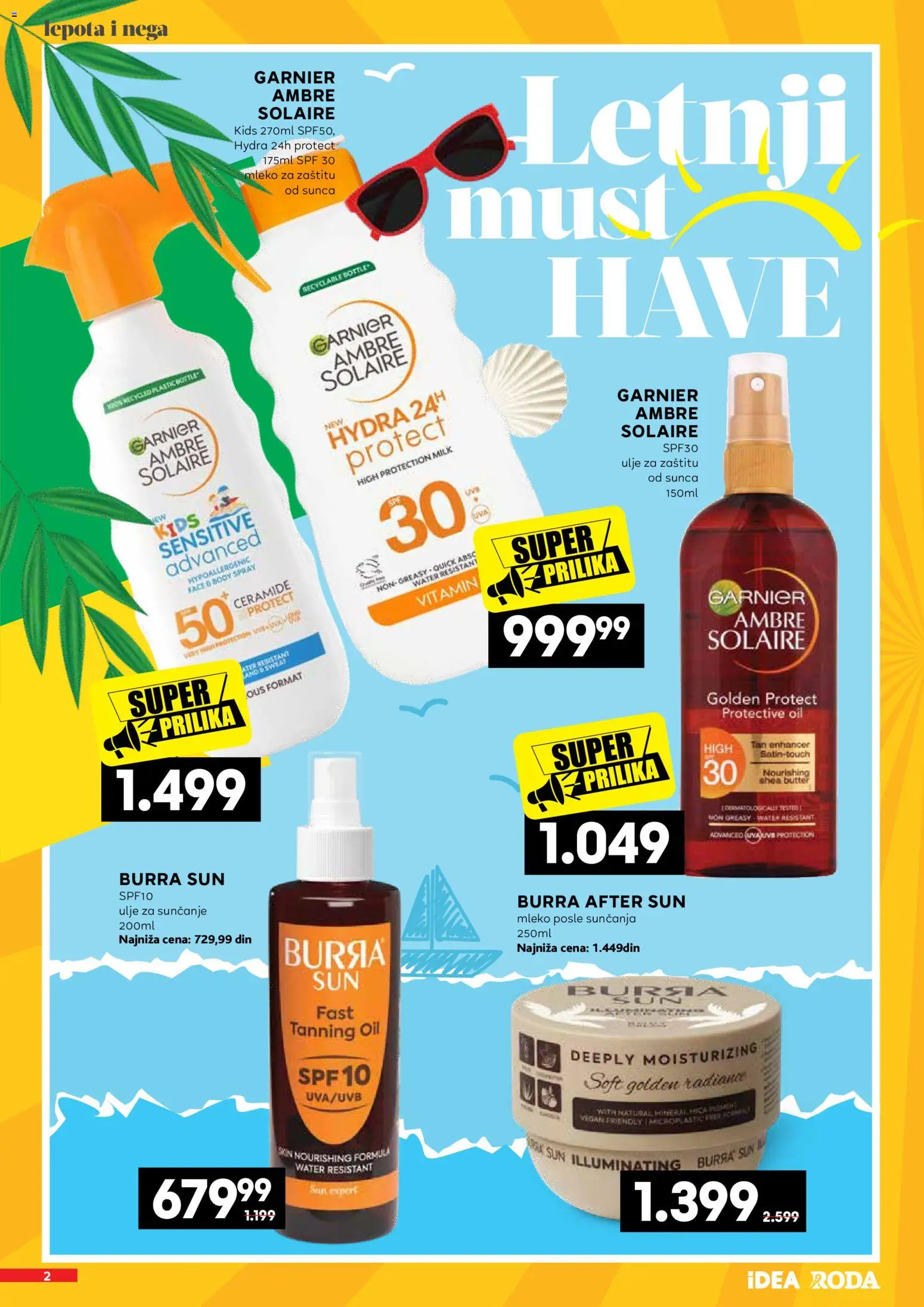 Roda katalog - važi od 11.07.2026 | Strana: 2 | Proizvode: Garnier, Mleko, Ulje, Sok