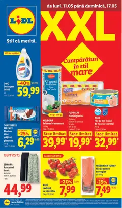 Ofertele Lidl valabile de la 11.05.2026