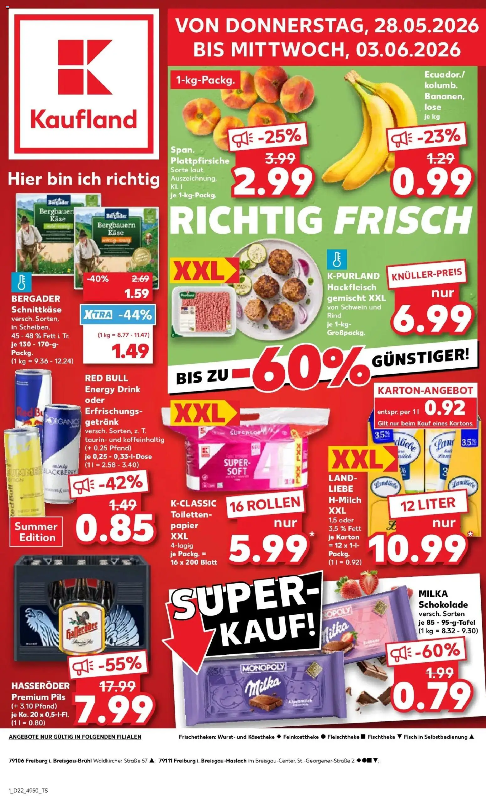 Kaufland Prospekt Freiburg Im Breisgau – gültig ab 26.05.2026 | Seite: 6 | Produkte: Red bull, Energy, Pils, Toilettenpapier
