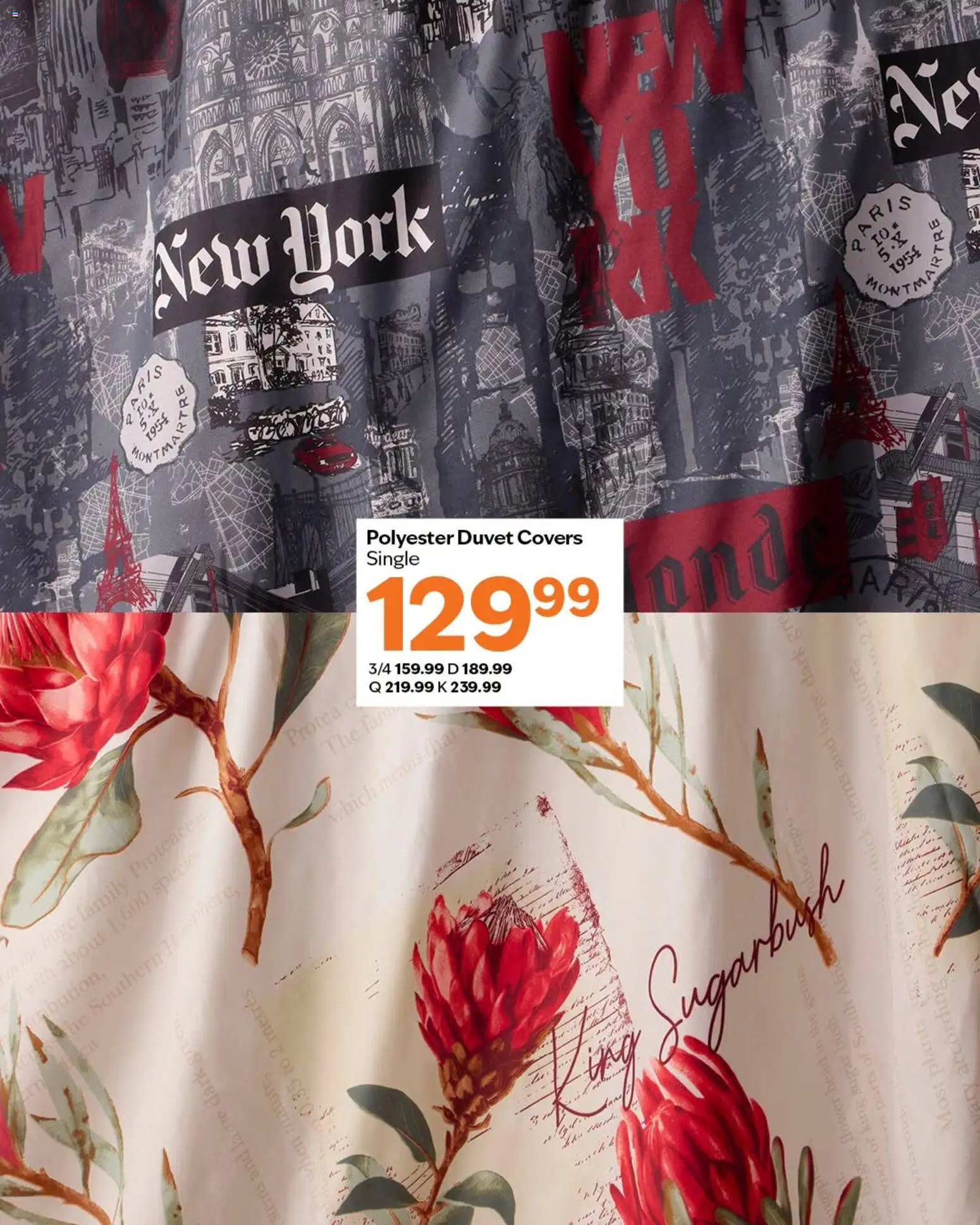 New Sheet Street catalogue – valid from 13/09/2026 | Page: 1 | Products: Duvet, Sugar