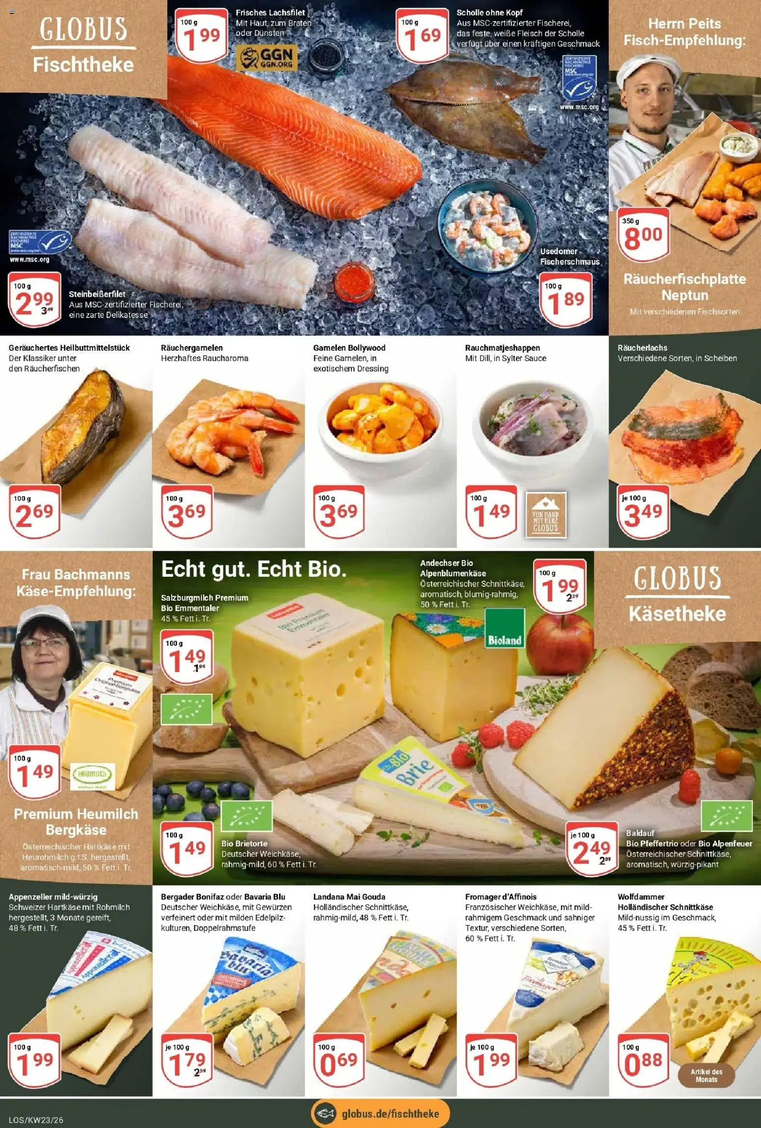 Globus Prospekt Losheim Am See – gültig ab 01.06.2026 | Seite: 10 | Produkte: Gouda, Dressing, Räucherlachs, Fleisch