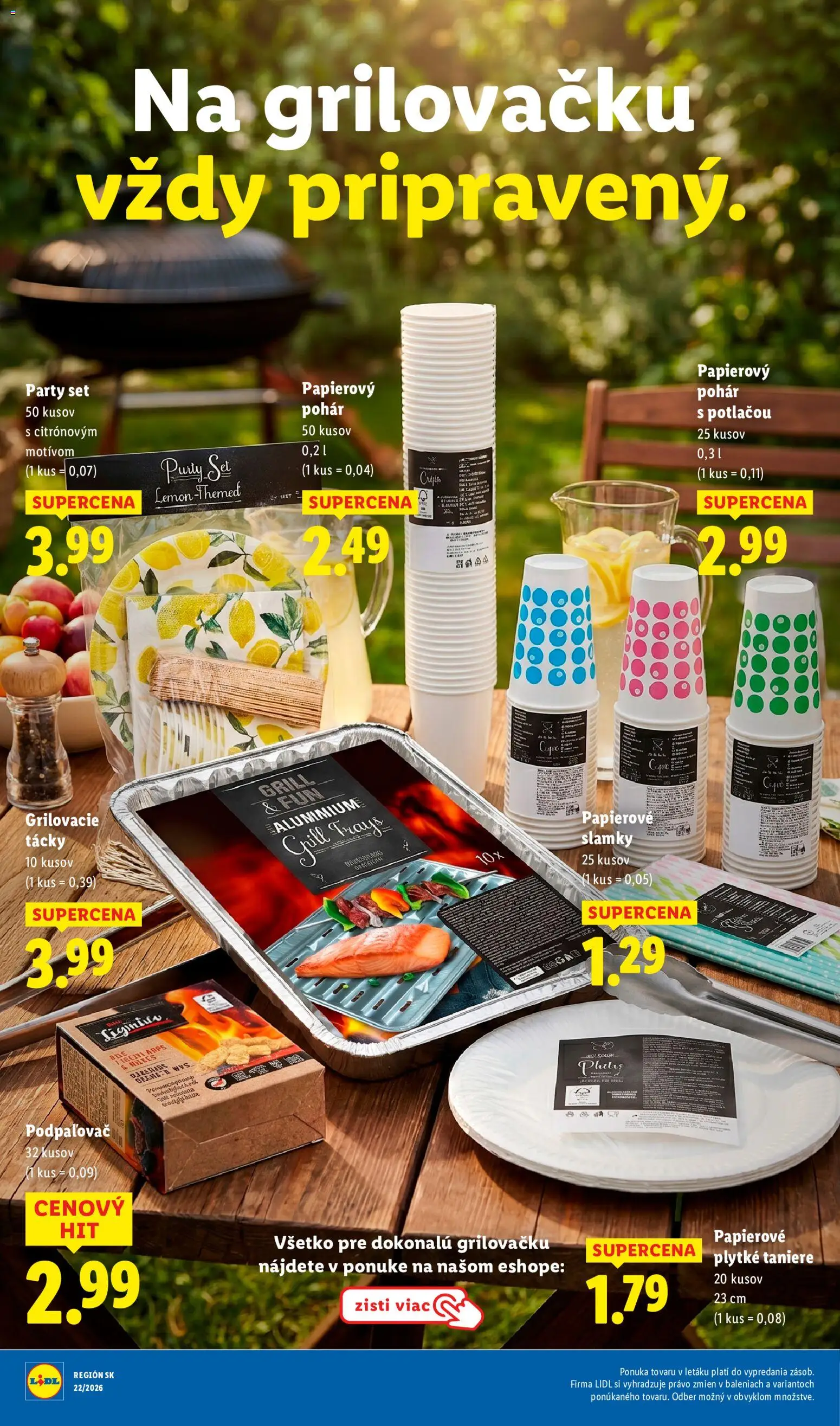 Nové Lidl akcie – leták je platný od 18.05.2026 | Strana: 64 | Produkty: Taniere