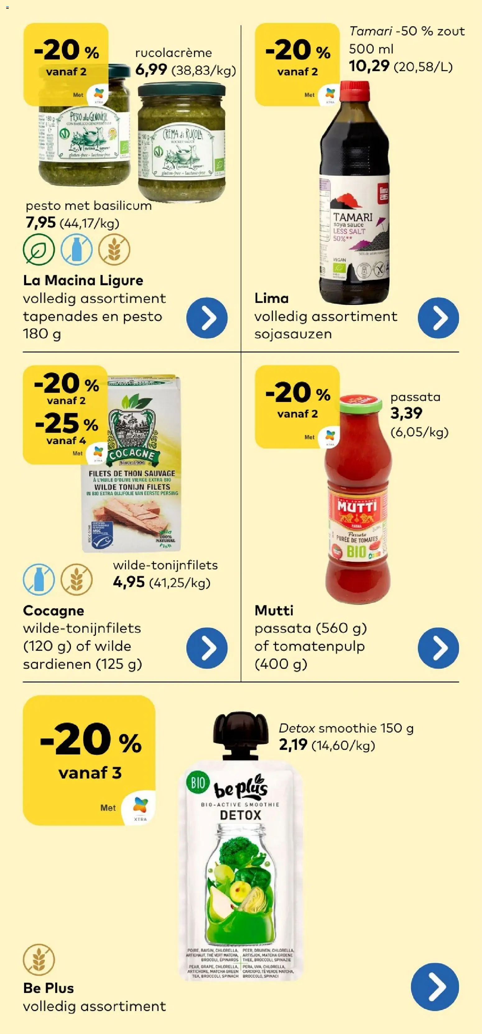 {H1} | Pagina: 11 | Producten: Matcha, Tonijn, Smoothie, Spinazie
