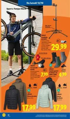Anteprima del volantino CRIVIT Calzini sportivi da donna e da uomo, 2 paia, Misure: 35-46 valido a partire dal 08/10/2026 | Pagina: 42