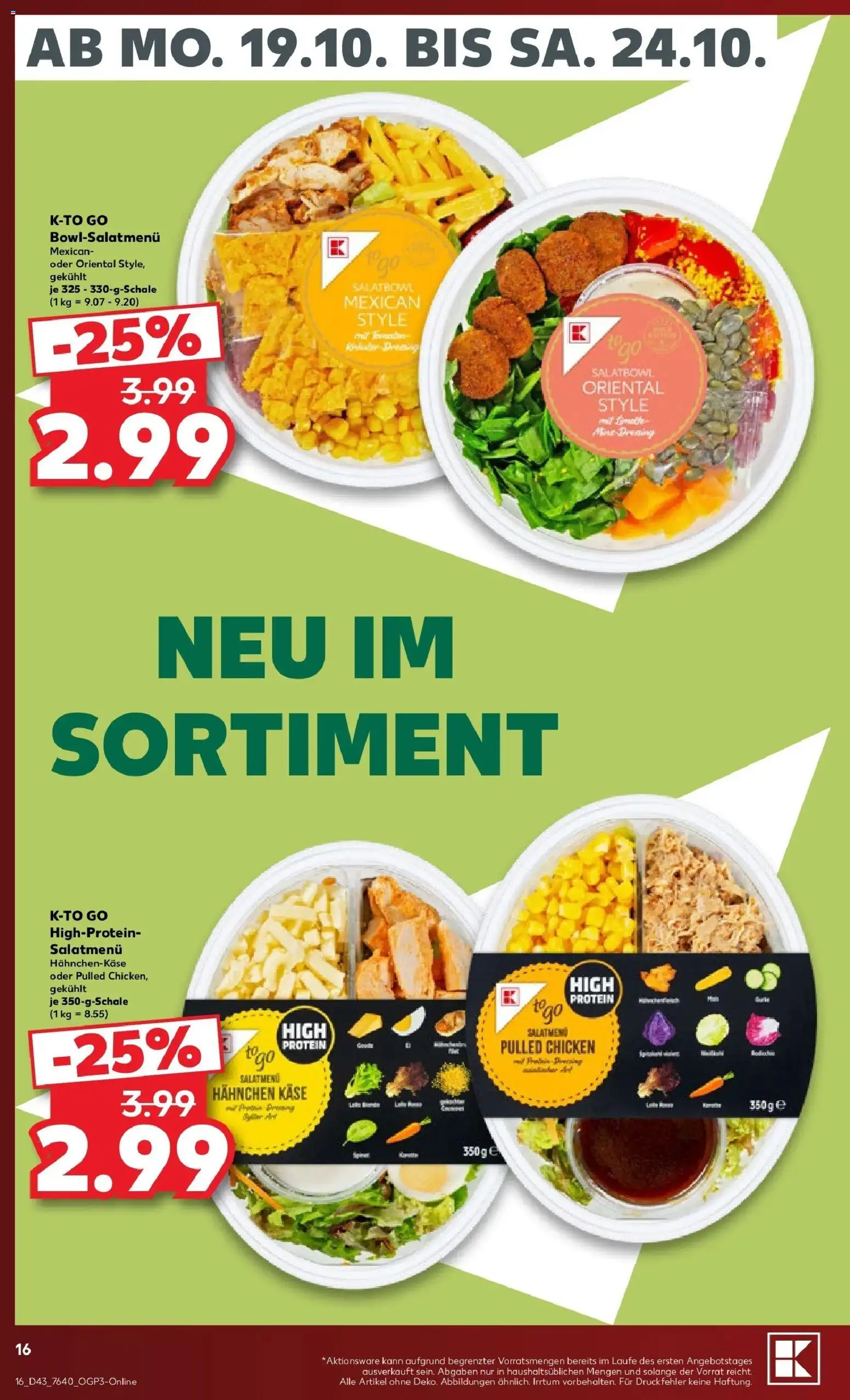 Prospekt Kaufland ab 19.10.2026 » Angebote Online zum Blättern | Seite: 20