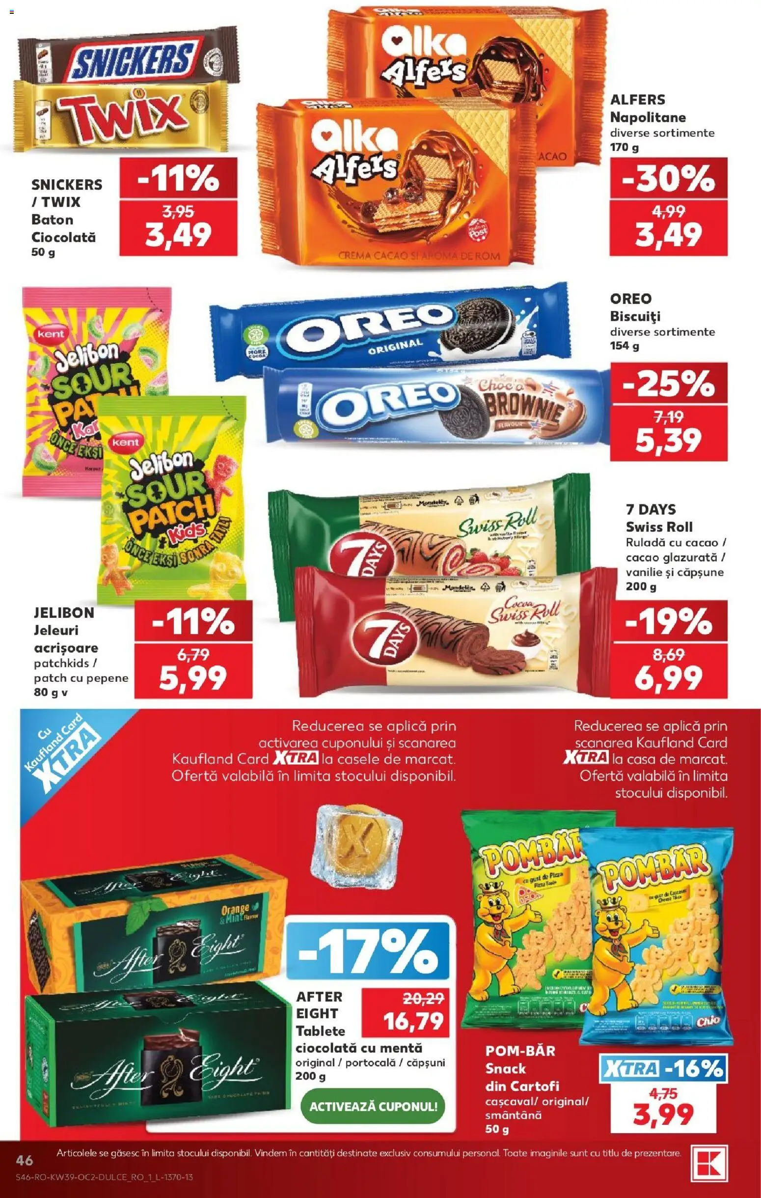Noul catalog Kaufland – valabil de la 23.09.2026 | Pagină: 46 | Produse: Menta, Cremă, Ruladă, Rom