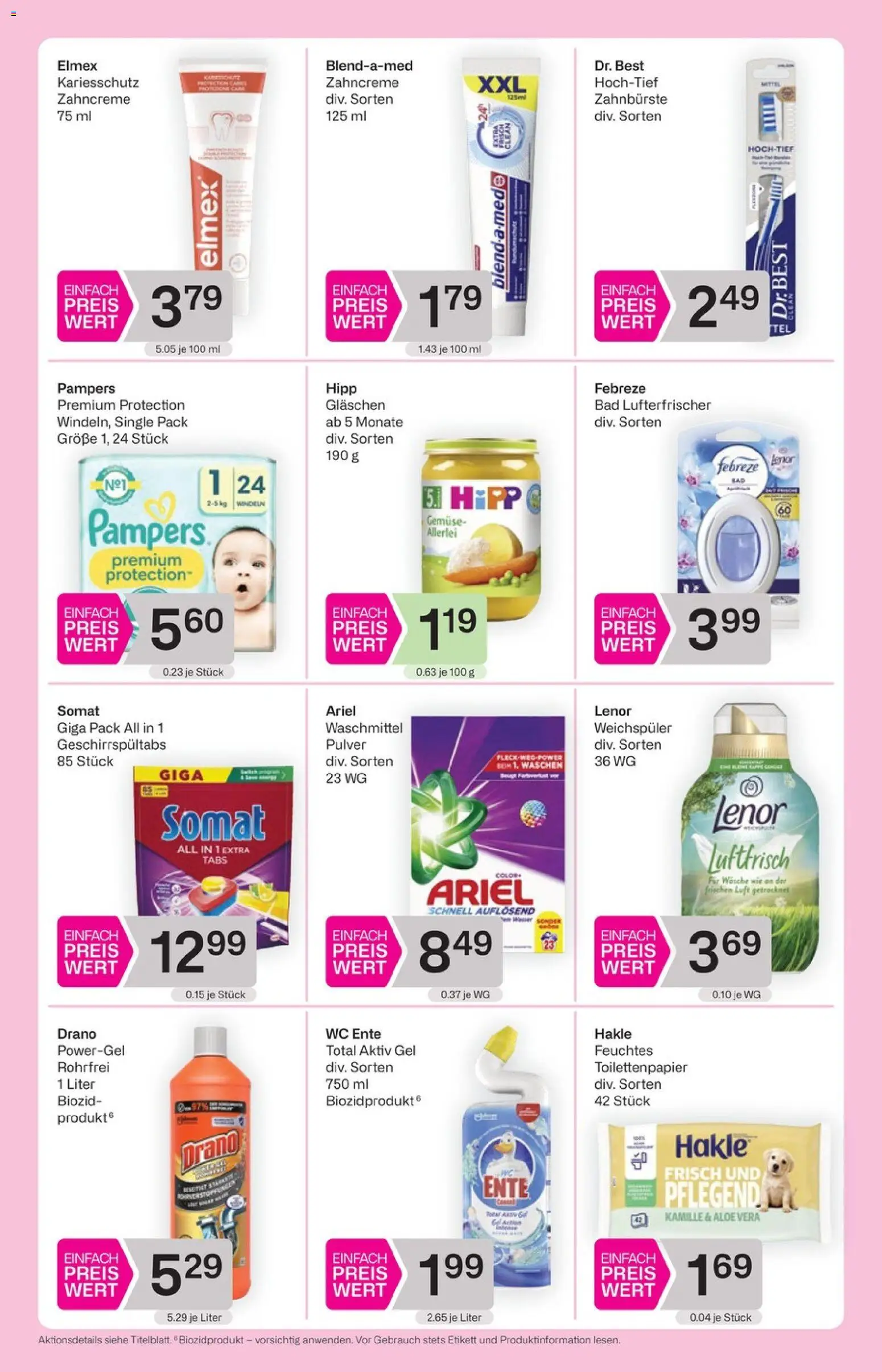 Bipa Flugblatt gültig ab 09.07.2026 | Seite: 8 | Produkte: Gemüse, Bad, Zahnbürste, Weichspüler