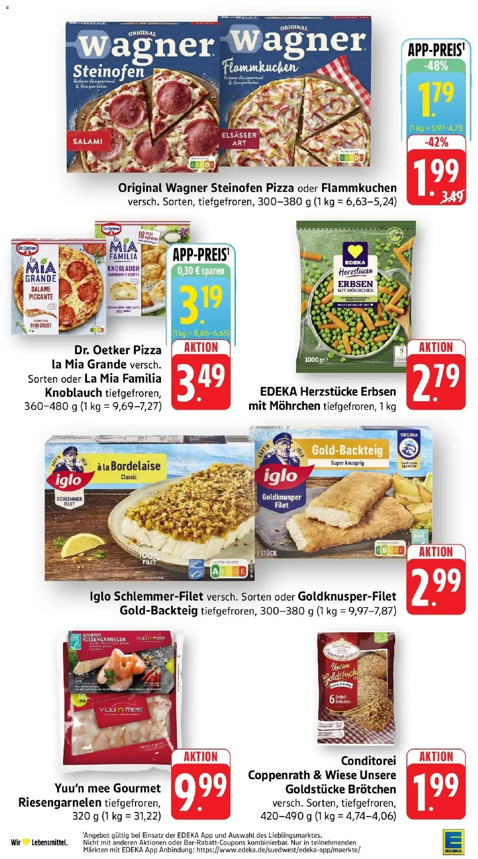 E center Prospekt Sigmaringen (ab 05.10.2026) zum Blättern | Seite: 20 | Produkte: Pizza, Sauerrahm, Wok, Iglo schlemmerfilet